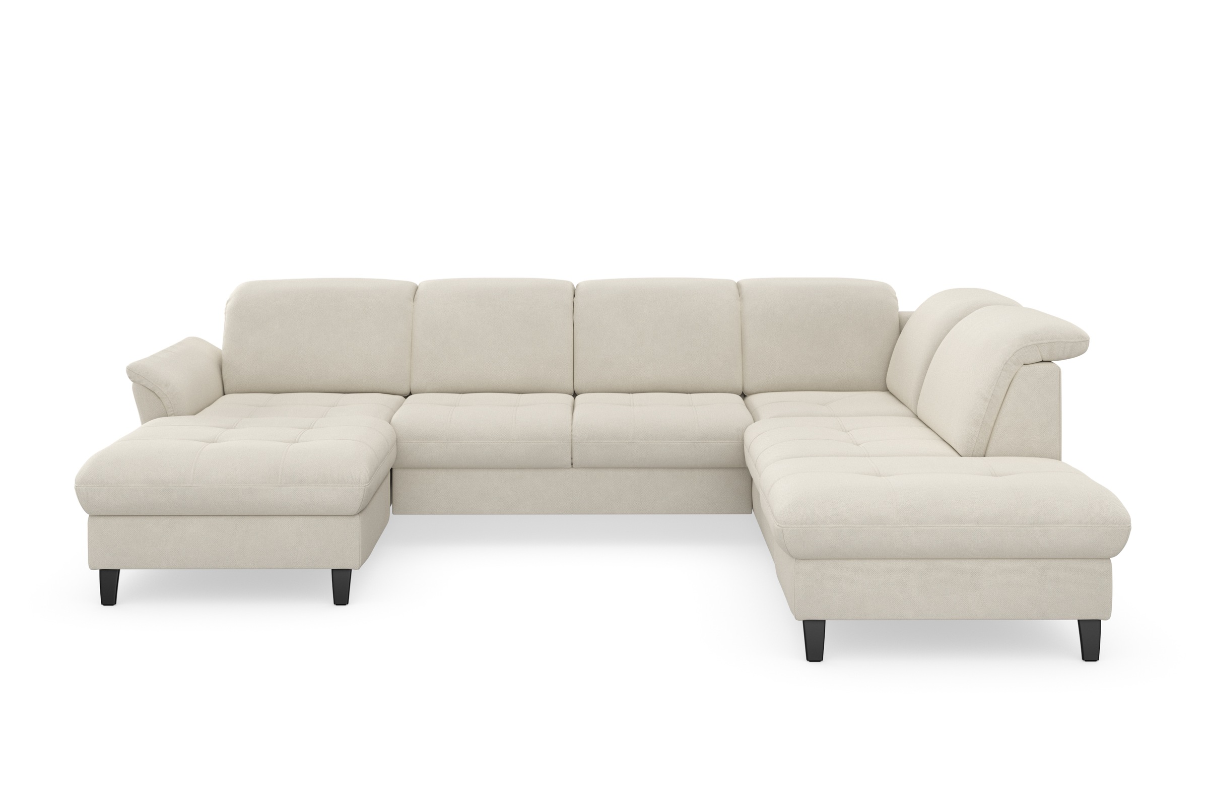 sit&more "Maggiore U-Form" wahlweise mit Kopfteilverstellung, Bettfunktion günstig online kaufen