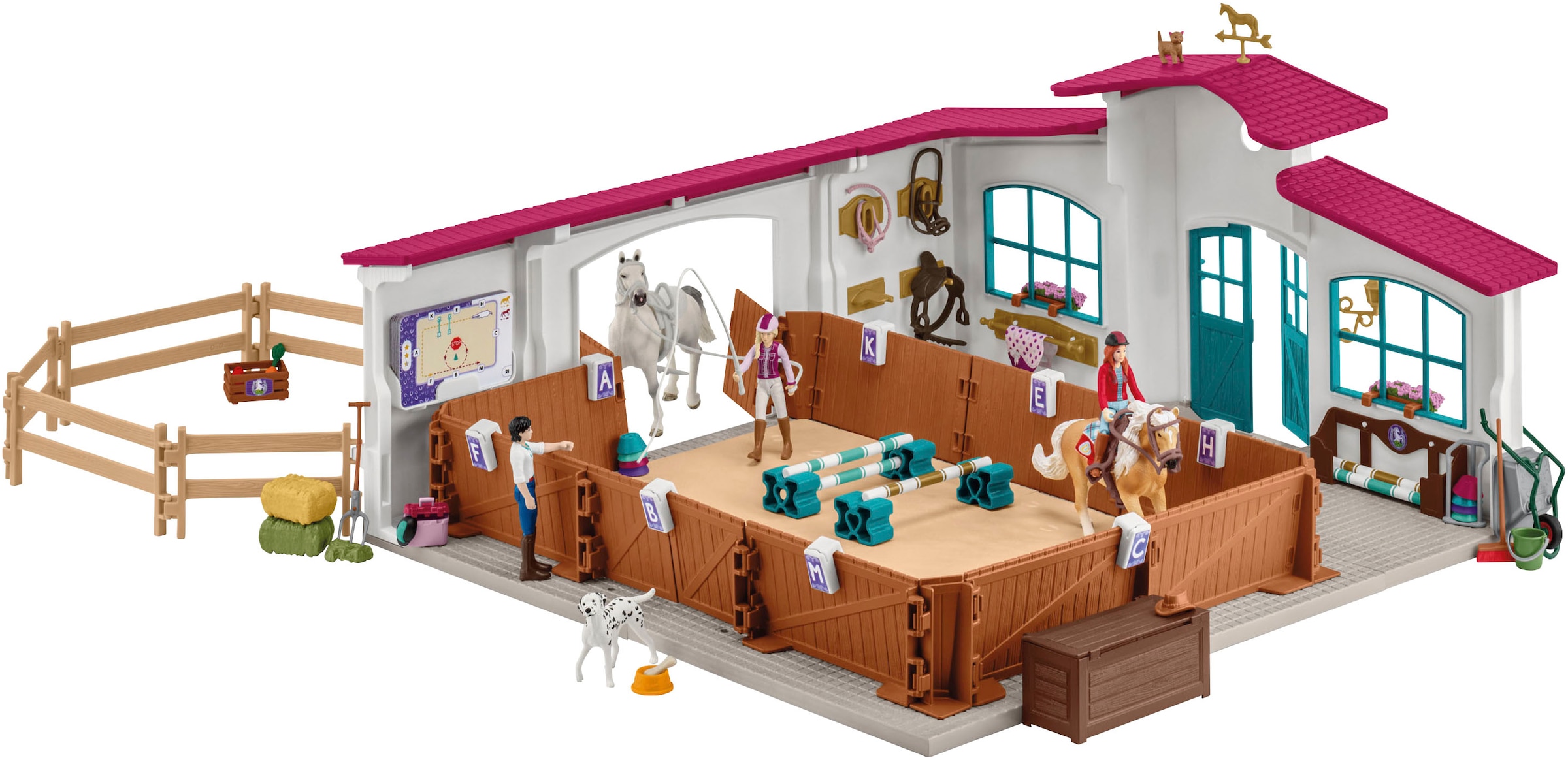 Schleich® Spielfigur »HORSE CLUB, Reithalle Peppertree (42639)«