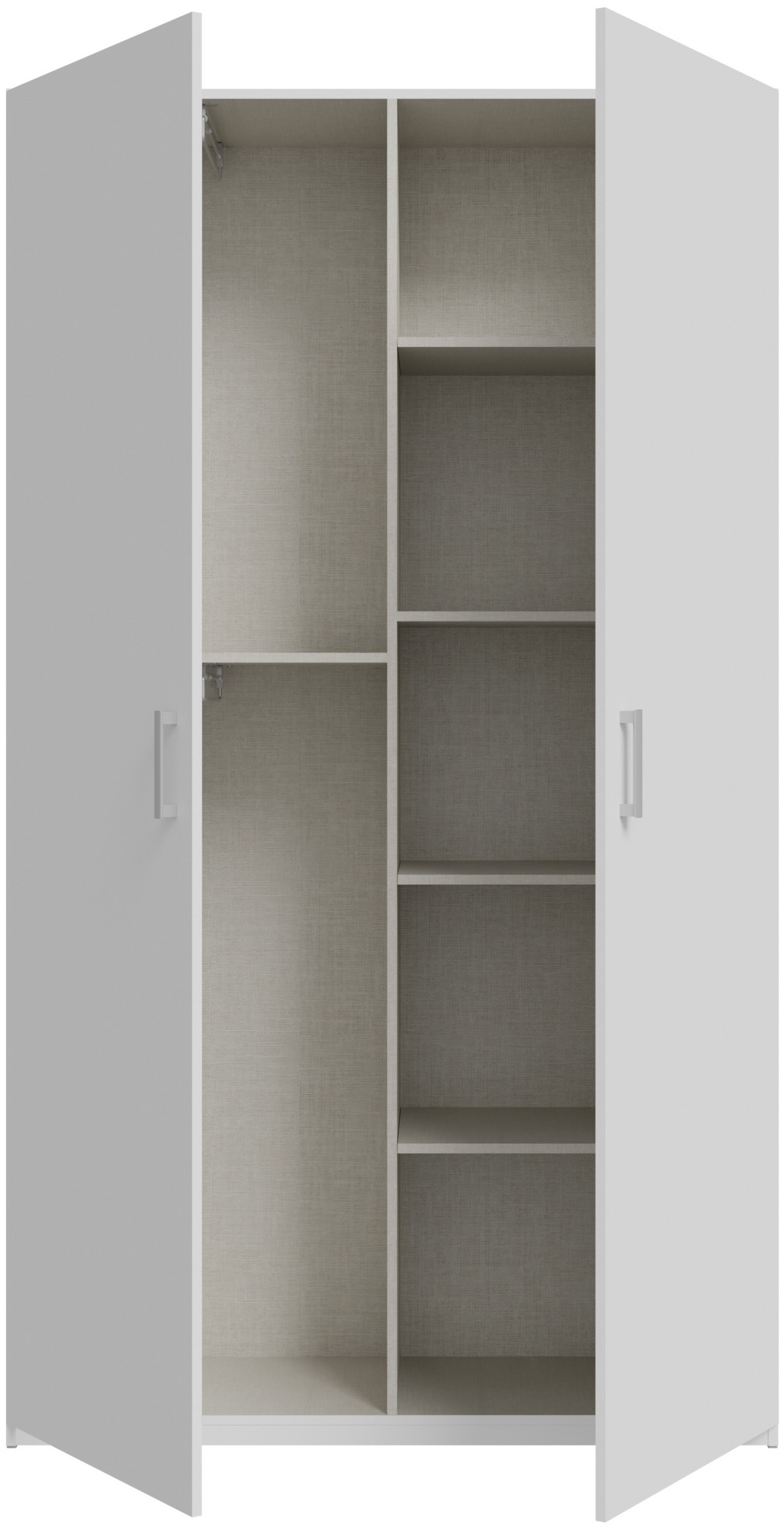 Thumbnail - FORTE Kleiderschrank B/H/T 119,5/210,5/42cm, stehende Montage