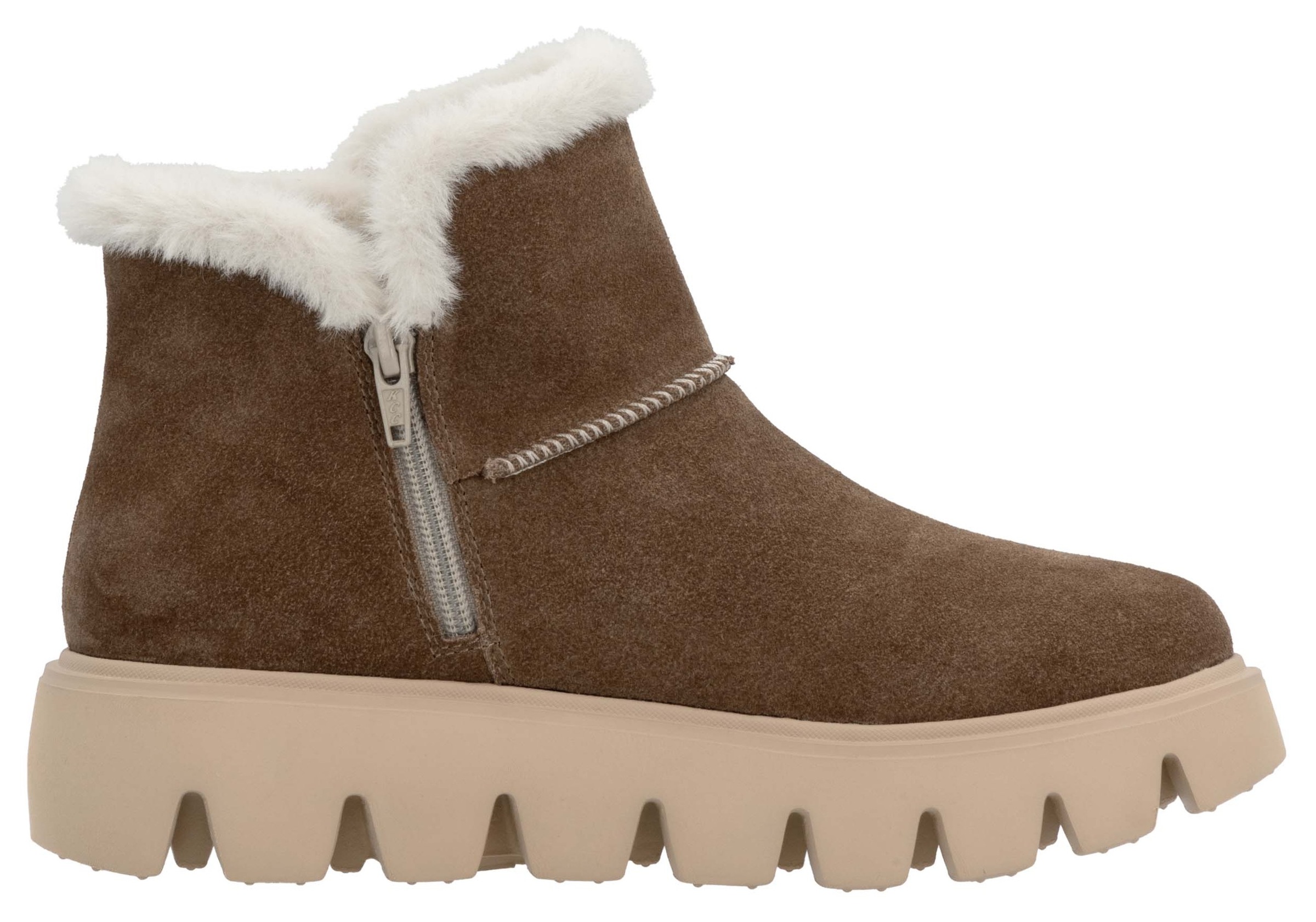 Rieker EVOLUTION Winterboots, Plateaustiefel, Schlupfschuh mit Innenreißverschluss
