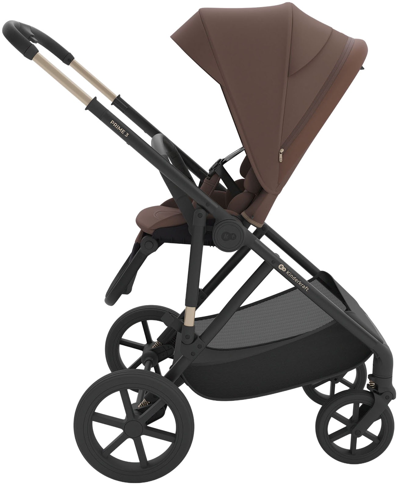 Kinderkraft Kombi-Kinderwagen »PRIME 3 3in1« 22 kg inkl. Babyschale MINK