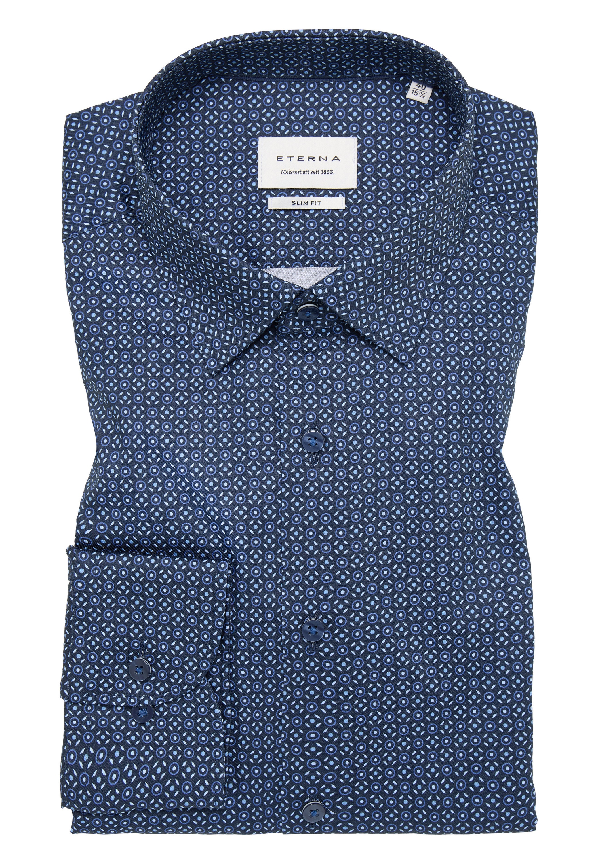Eterna Langarmhemd »SLIM FIT«, NON IRON (bügelfrei)