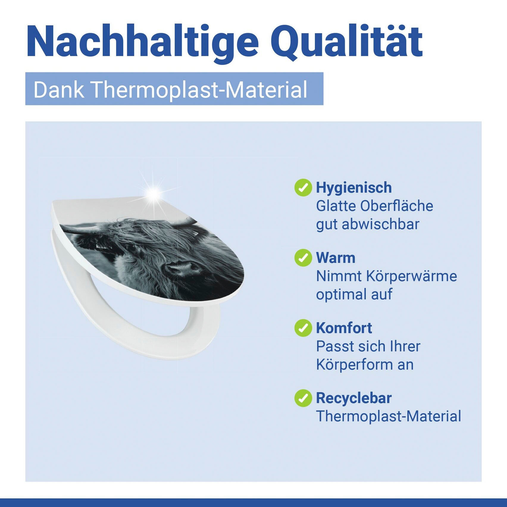 WENKO WC-Sitz »Yak« mit Softclose, aus Thermoplast