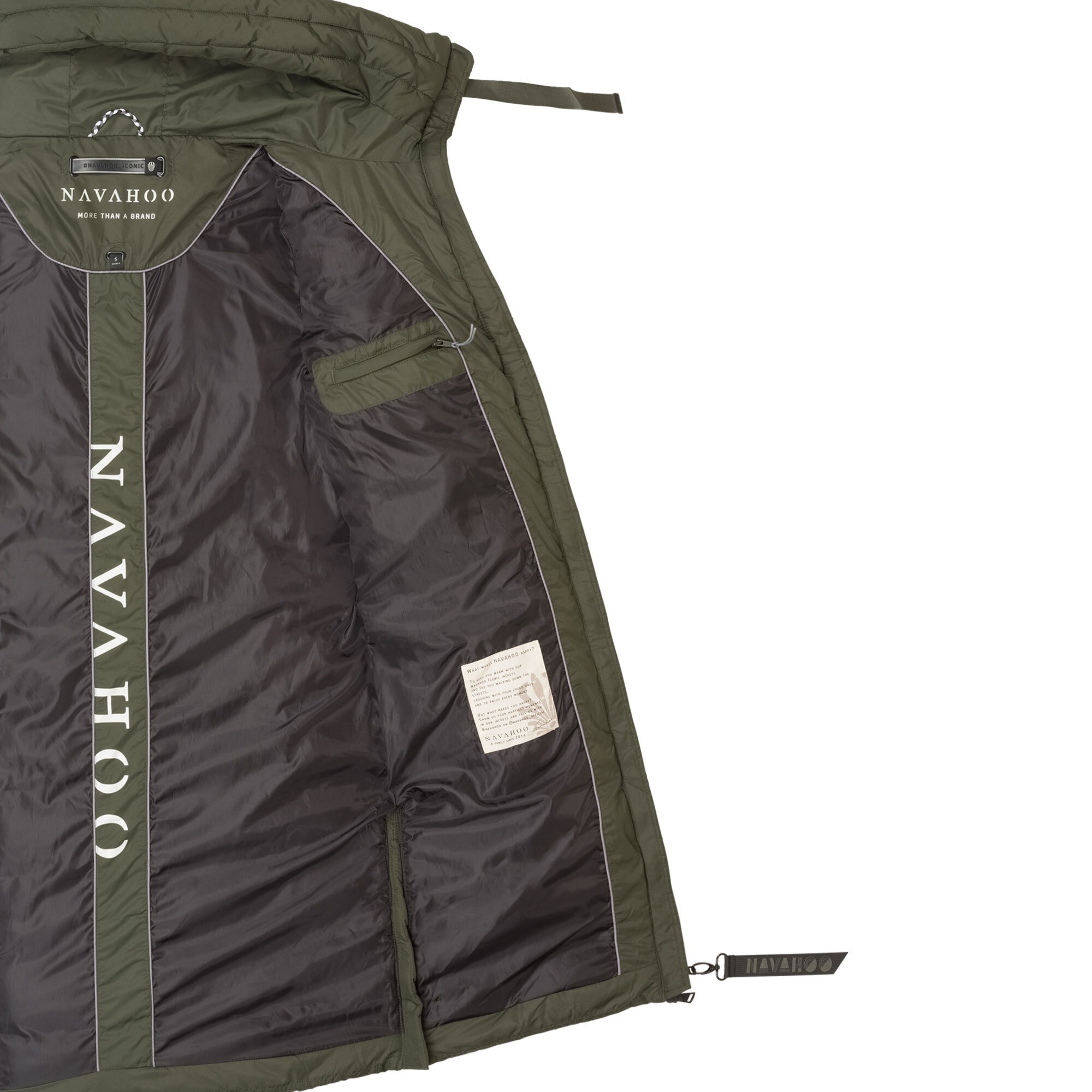 Navahoo Winterjacke »Mondmaedchen«, mit großer Kapuze