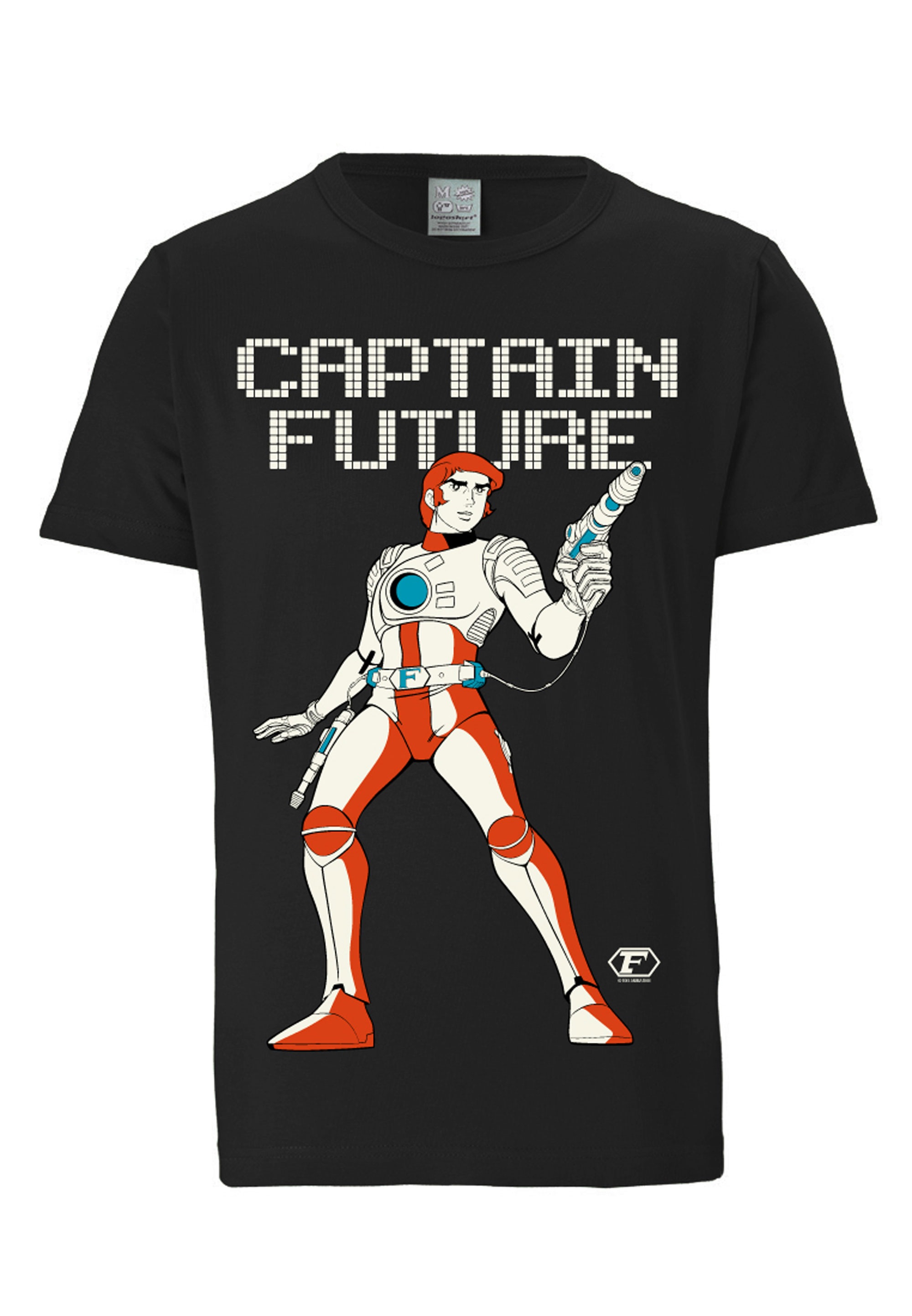 LOGOSHIRT T-Shirt »Captain Future«, mit coolem Frontprint
