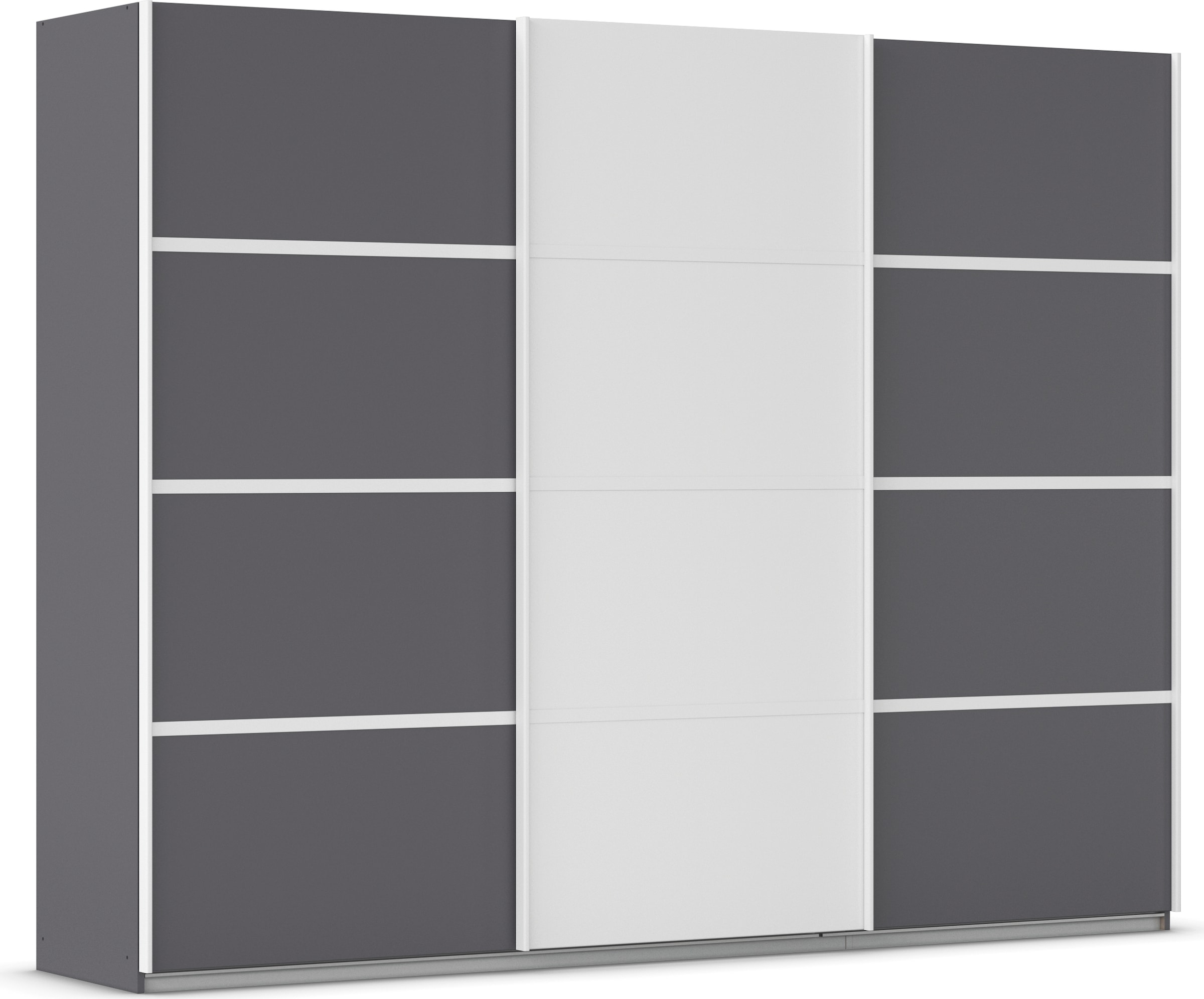 OTTO home Kleiderschrank "Mehrzweckschrank Aktenschrank Möbel Mietswohnung Schlafzimmer AVOLA" 3 verschiedene Ausstattungen BASIC/CLASSIC/PREMIUM (inkl. SOFT-CLOSE), mit eleganten Zierleisten in Chrom, Schwarz oder Weiß MADE IN GERMANY