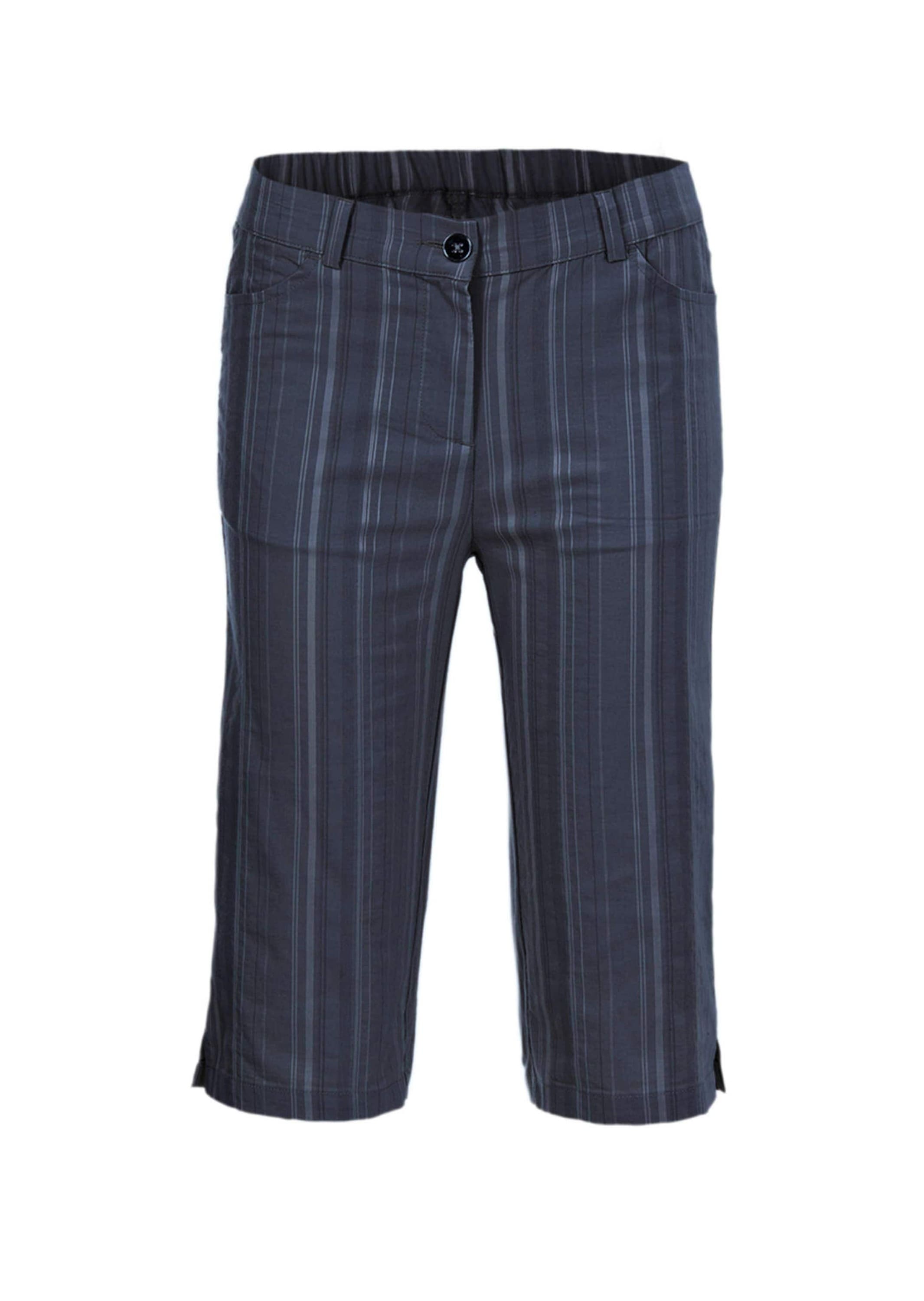 GOLDNER Stoffhose "Bermuda in strukturierter elastischer Ware" perfekter Sitz und viel Komfort