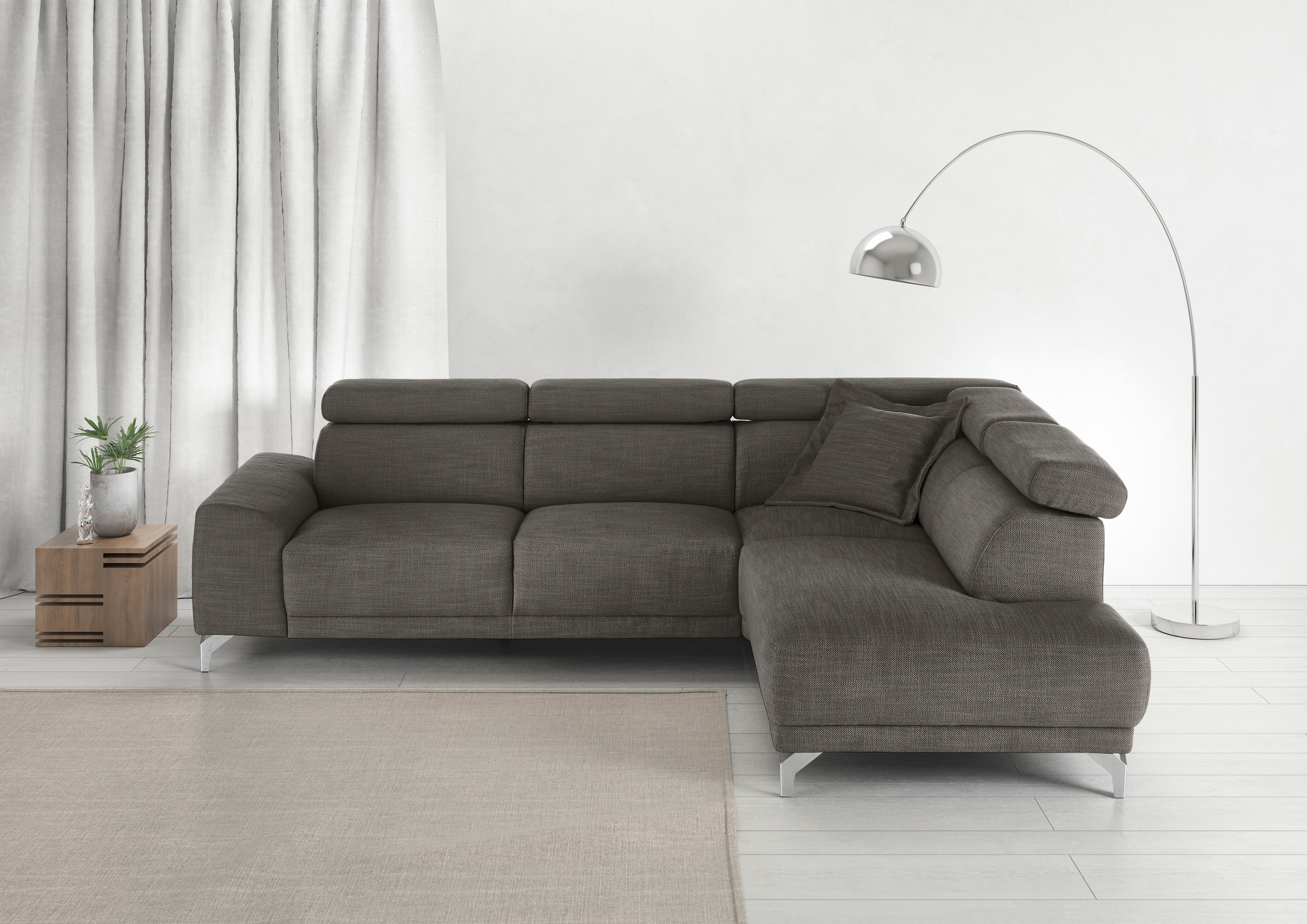 3C Candy Ecksofa "Greve Sofa immer mit manuelle Kopfteilverstellungen, mode günstig online kaufen