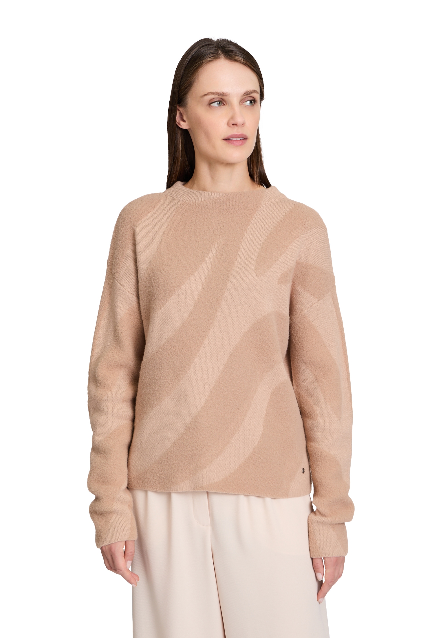 Betty&Co Strickpullover "Damen mit Jacquard" 1 Stk. tlg. Jacquard günstig online kaufen