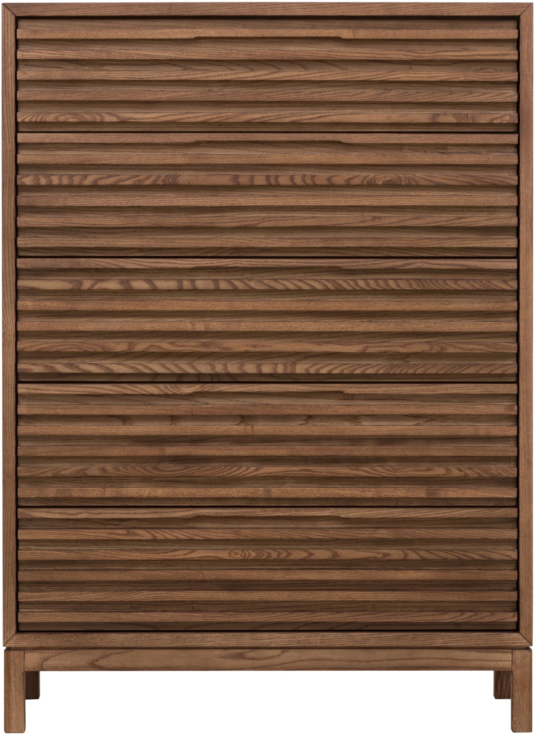 andas Highboard "Tanner Highboard aus Eschenholz mit fünf Schubladen", (1 S günstig online kaufen
