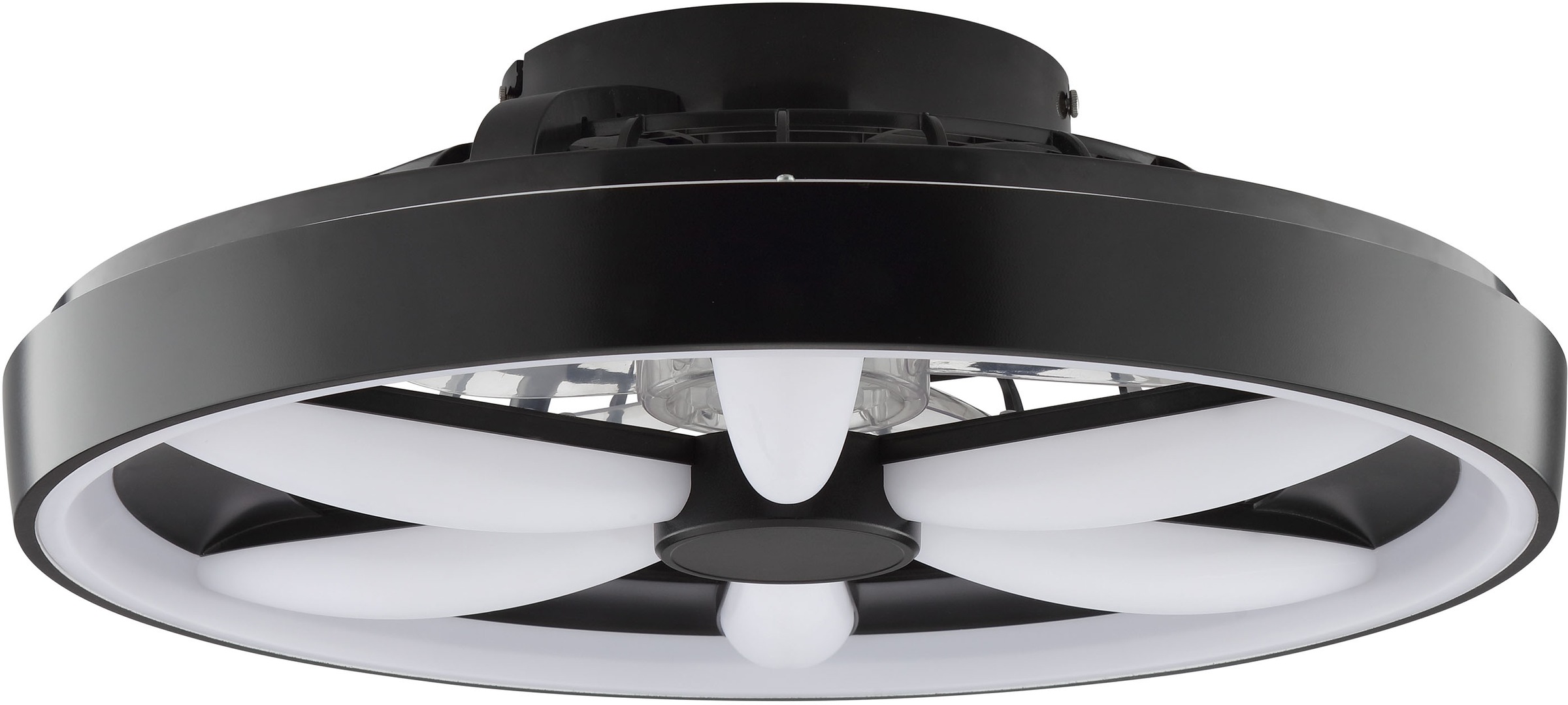 Hanseatic LED Deckenleuchte »DLV2205«, 1 flammig, Leuchtmittel LED-Modul | LED fest integriert, LED Ventilator, Ø 48 cm, 6400 lm, dimmbar, Fernbedienung