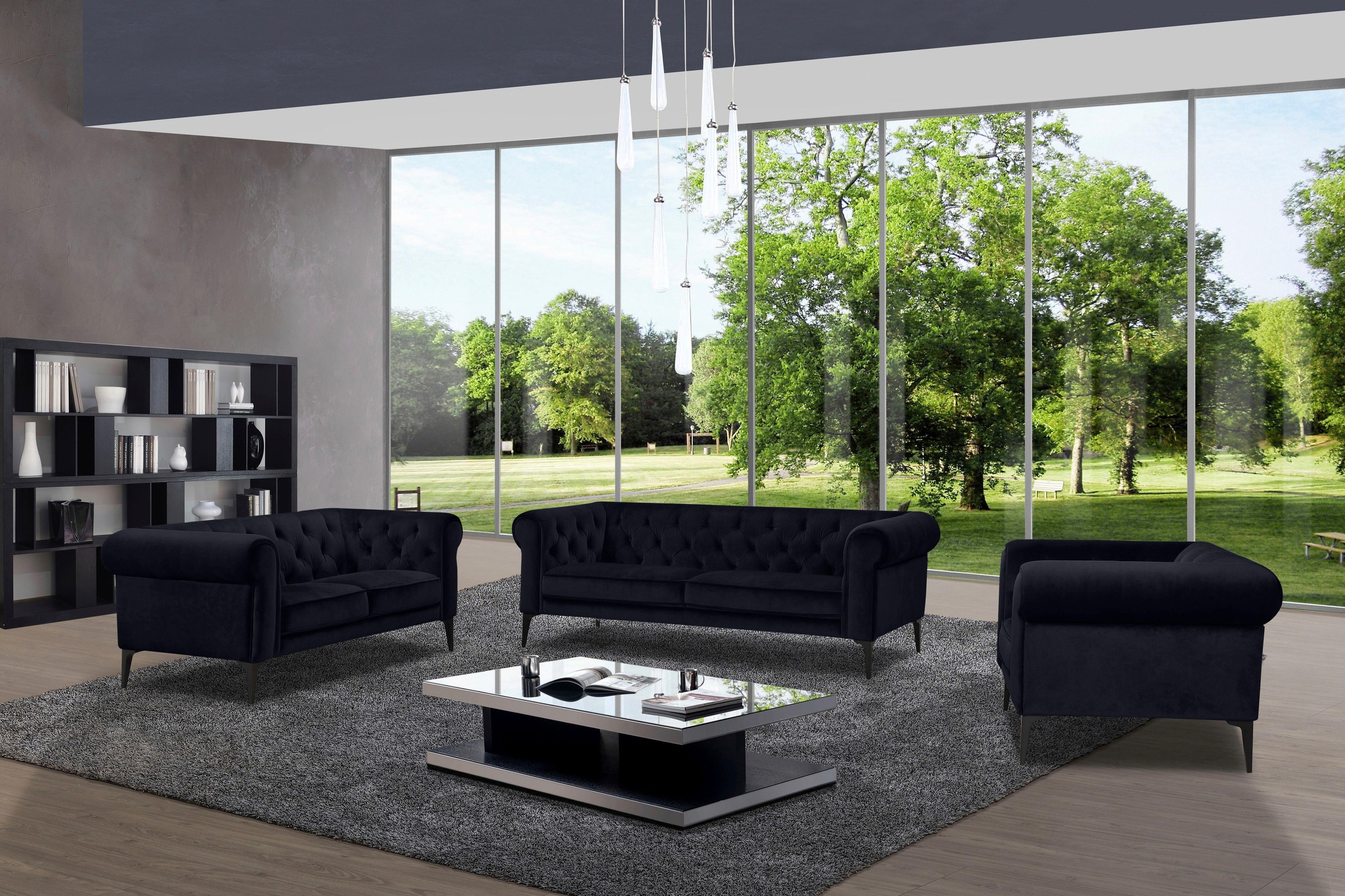 Home affaire Chesterfield-Sofa »Tobol«, im modernen Chesterfield Design