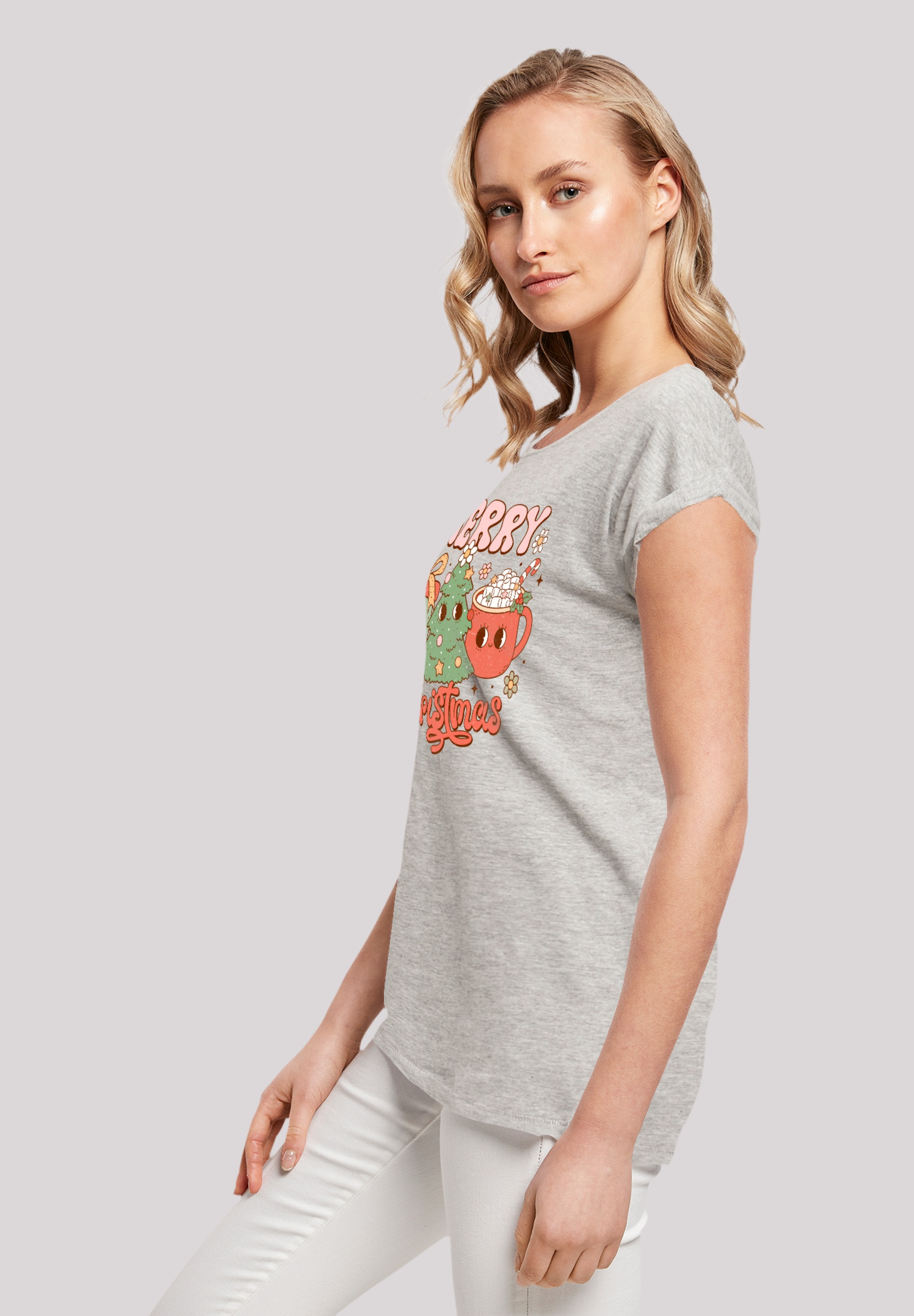 F4NT4STIC T-Shirt »Merry Weihnachten Cozy And Cute«, Premium Qualität, Weihnachts-Kollection