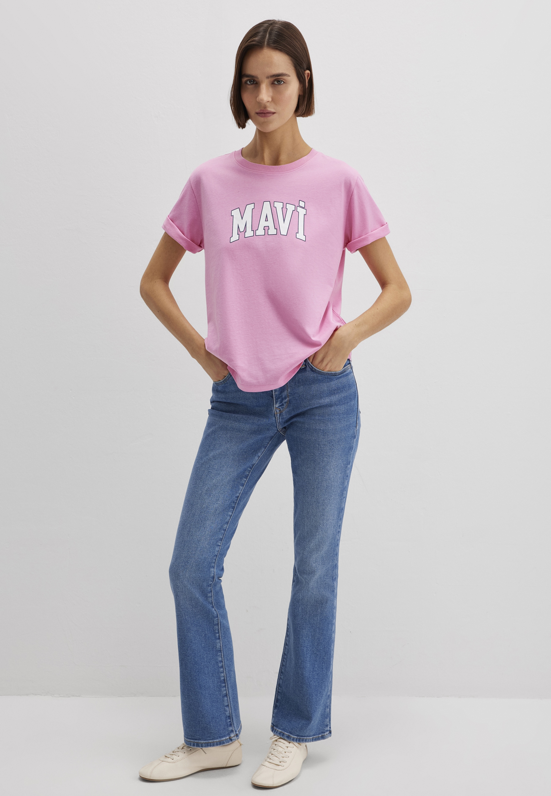 Mavi T-Shirt »LOGO PRINTED T-SHIRT« Logo T-Shirt