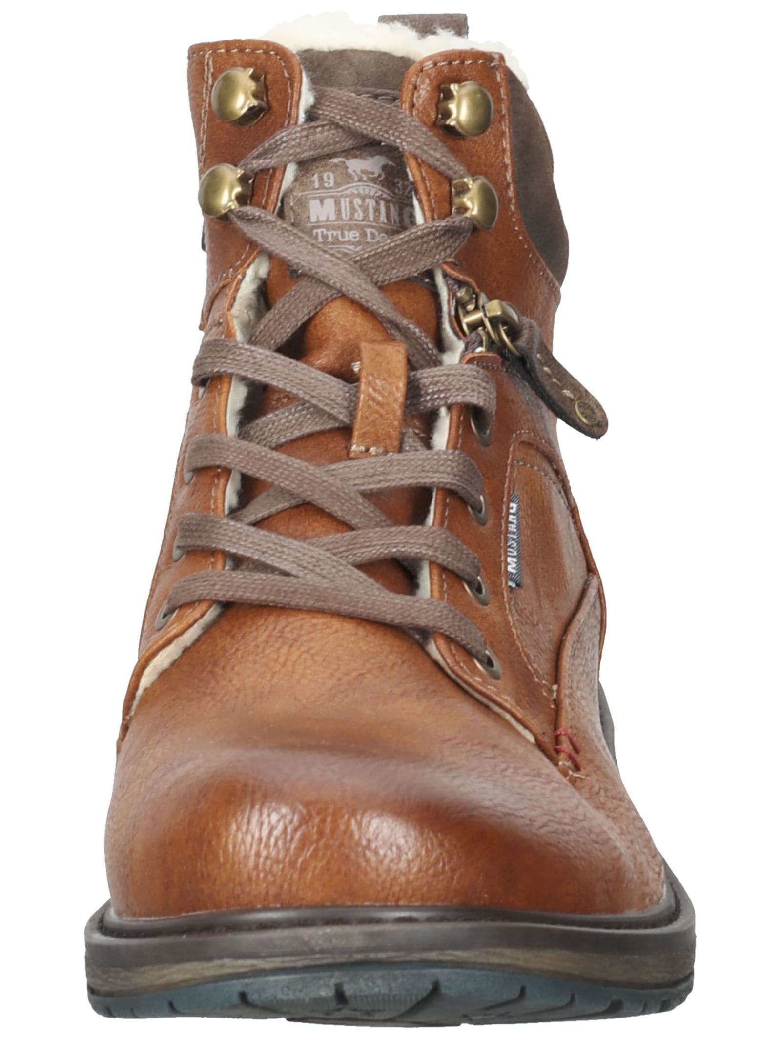 Mustang Shoes Schnürstiefelette »Mustang Shoes Stiefelette Lederimitat«