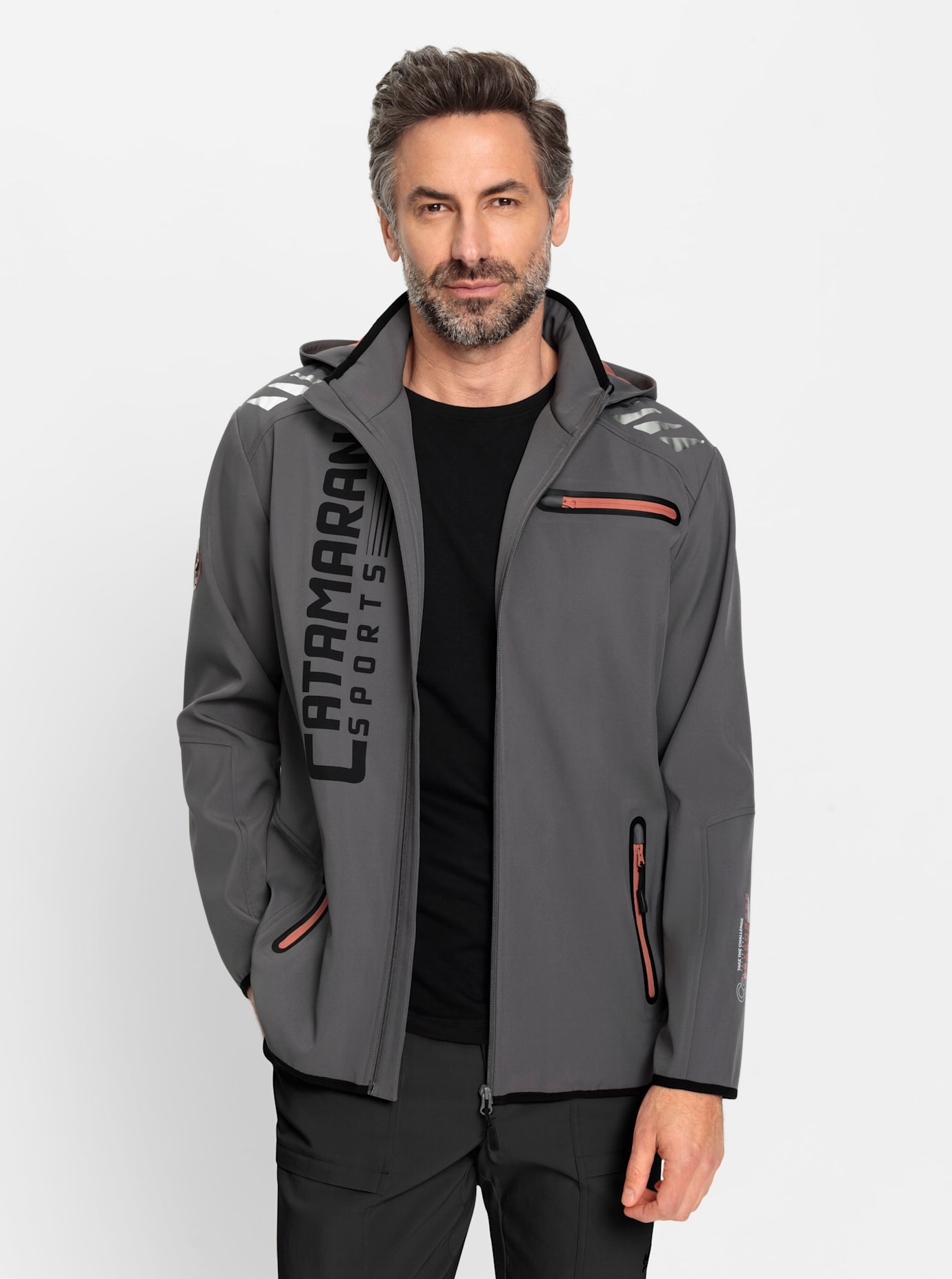 Catamaran Softshelljacke, mit Kapuze
