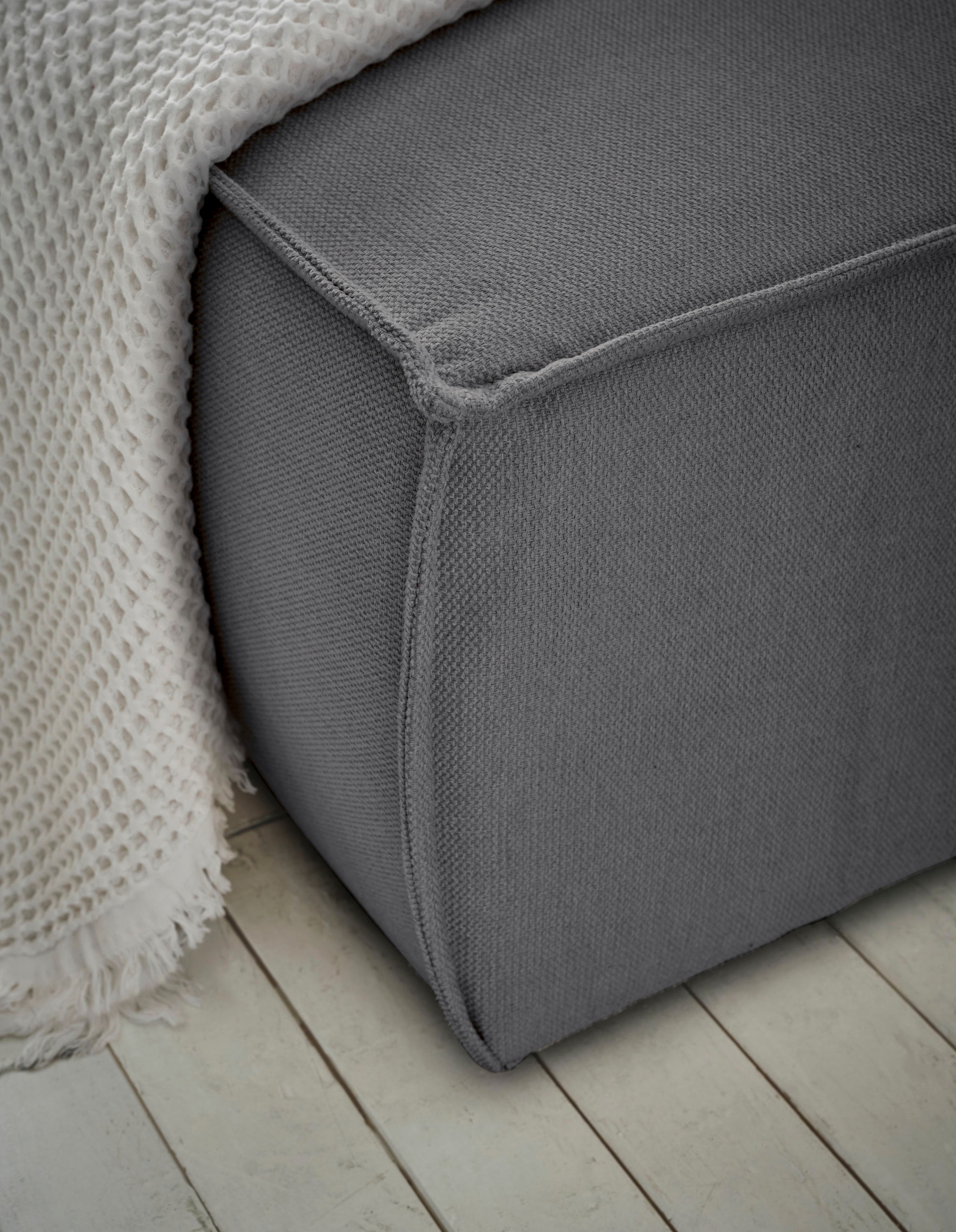 OTTO home Hocker »FINNLEY Struktur fein, Polsterhocker zur Serie FINNLEY« passend zur Polster-Serie Finnley