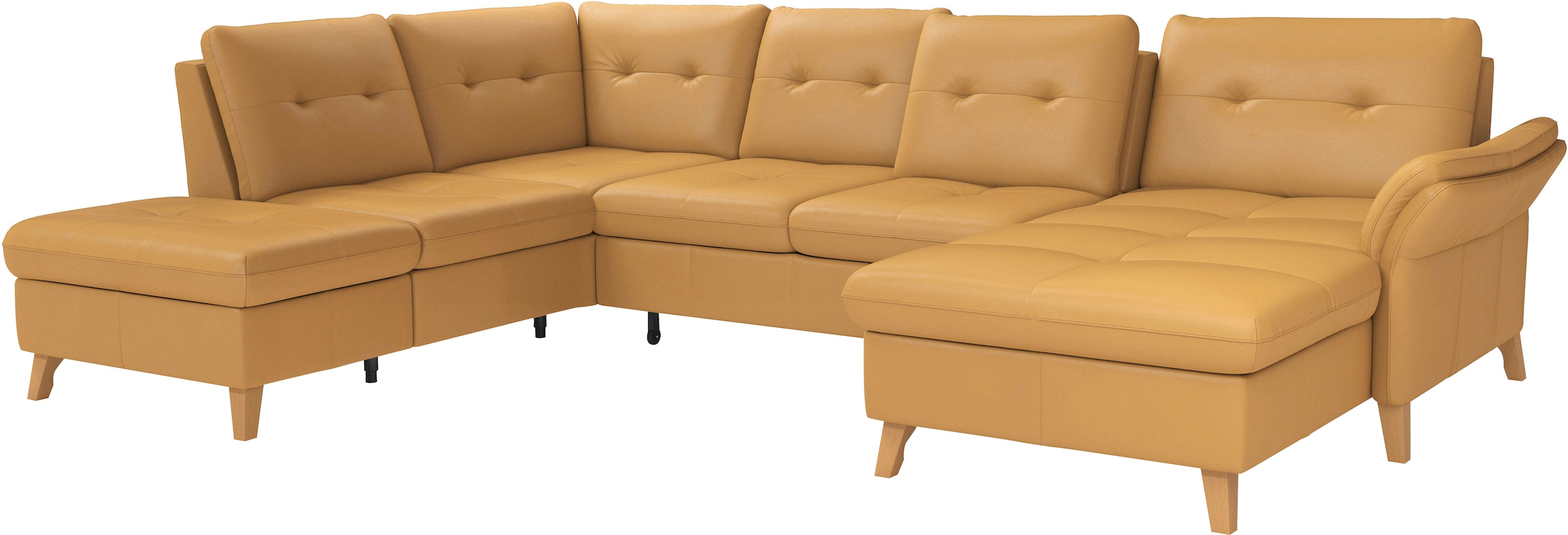 sit&more Wohnlandschaft »Göteborg«, inkl. Sitztiefenverstellung, wahlweise mit Bettfunktion & Bettkasten