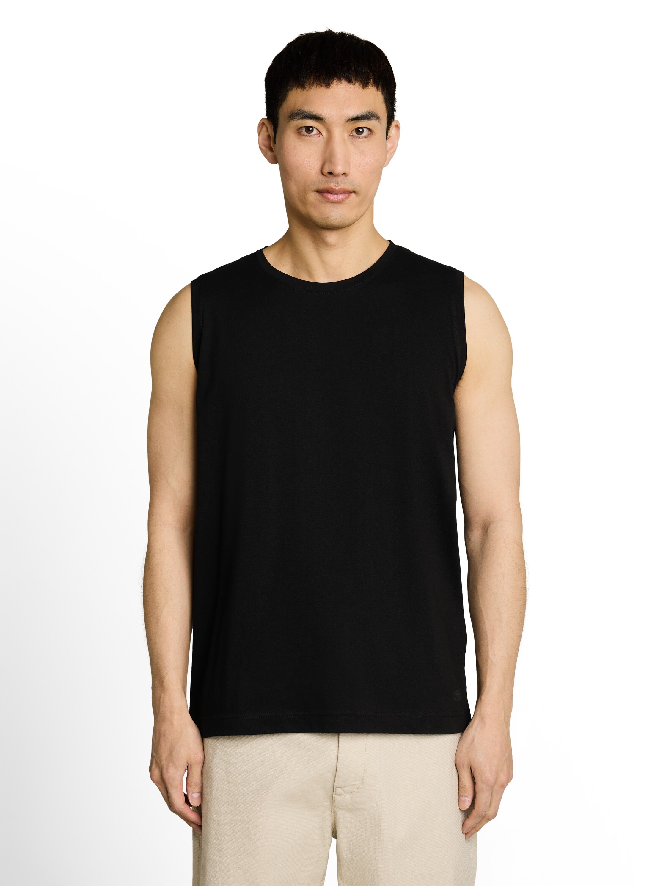 TOM TAILOR Women's Crew Neck Tank Top Black Size S 2-Pack 2
