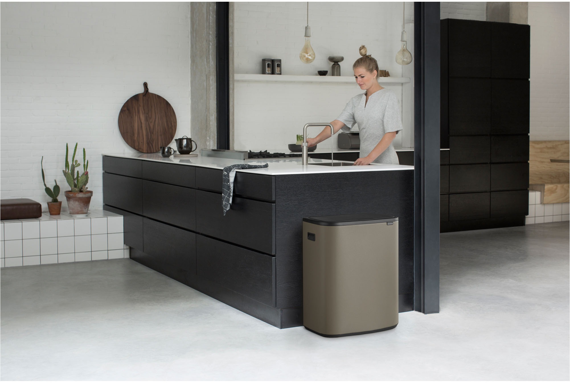 Brabantia Mülleimer "Bo Touch Bin, 2 x 30L" Soft-Touch-Öffnungssystem günstig online kaufen