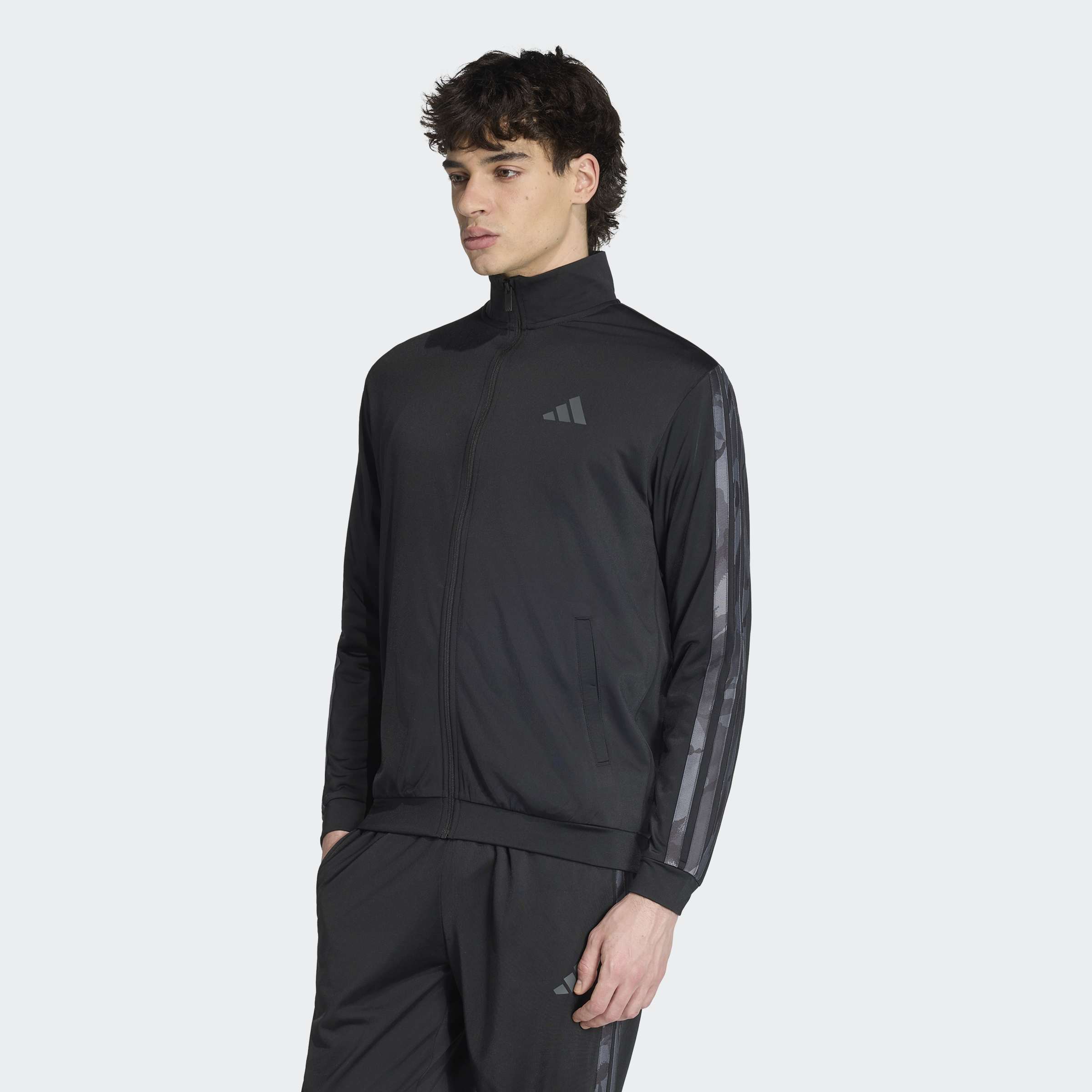 adidas Sportswear Rollkragenpullover "3-STREIFEN REGULAR FIT CAMOUFLAGE"