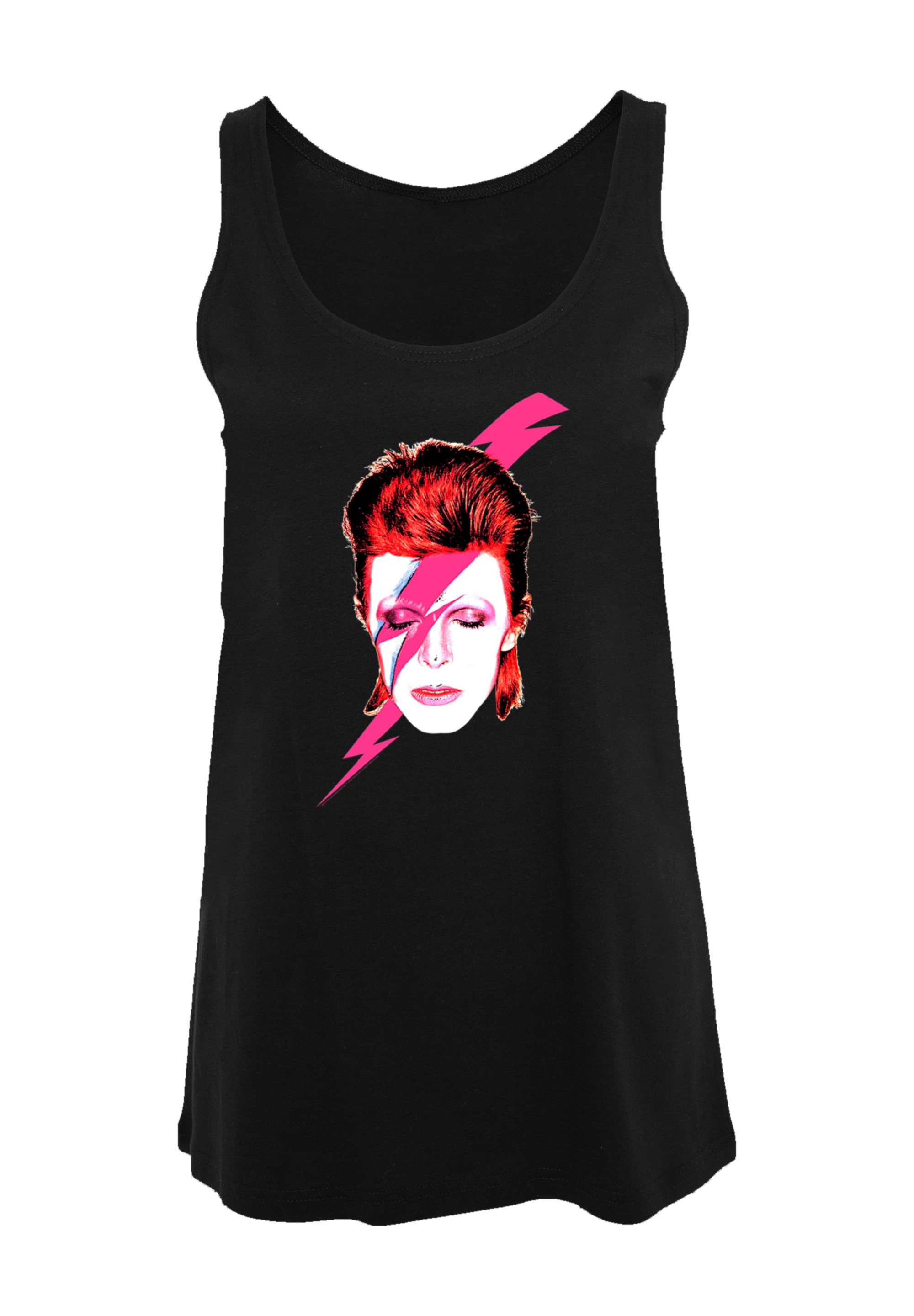 F4NT4STIC T-Shirt »David BAUR Sane Bowie kaufen Bolt«, | Lightning Aladdin Print