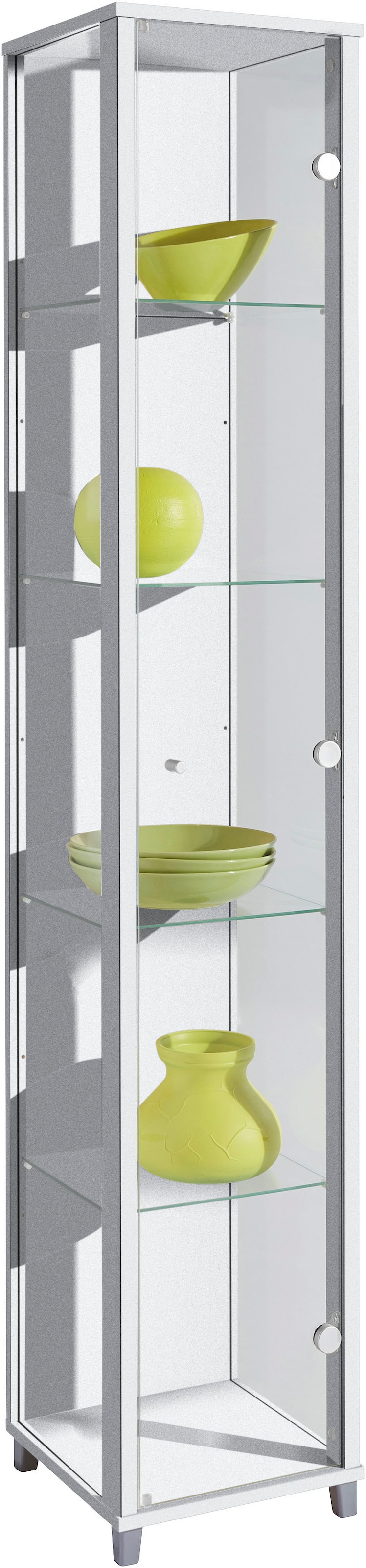 fif möbel Vitrine "OPTIMA Höhe ca. 172 cm", Standvitrine/Glasvitrine 1x Gla günstig online kaufen