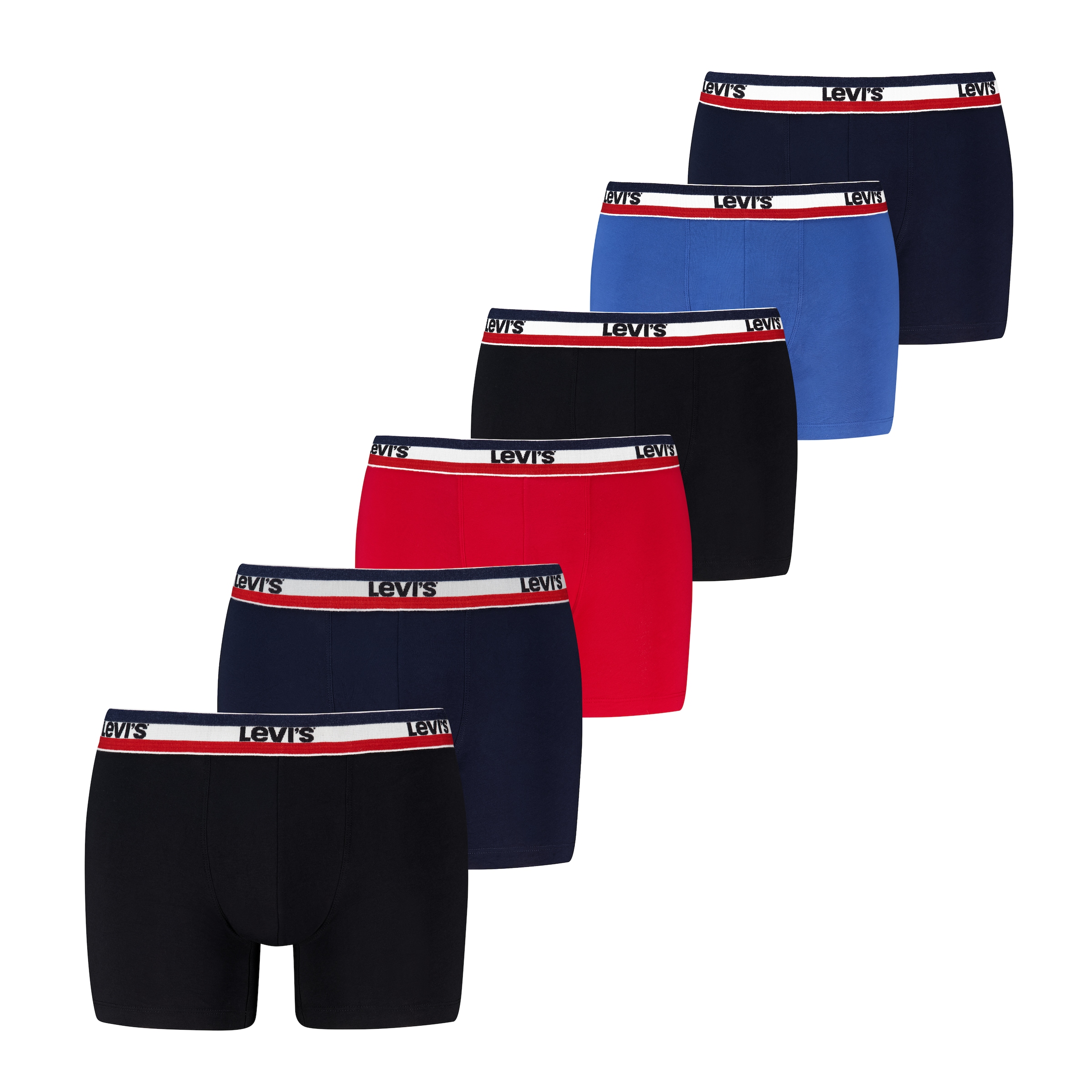Levis Boxershorts "LEVIS MEN REPEAT SPW LOGO BOXER BRIEF" 6er Pack, ohne Ei günstig online kaufen