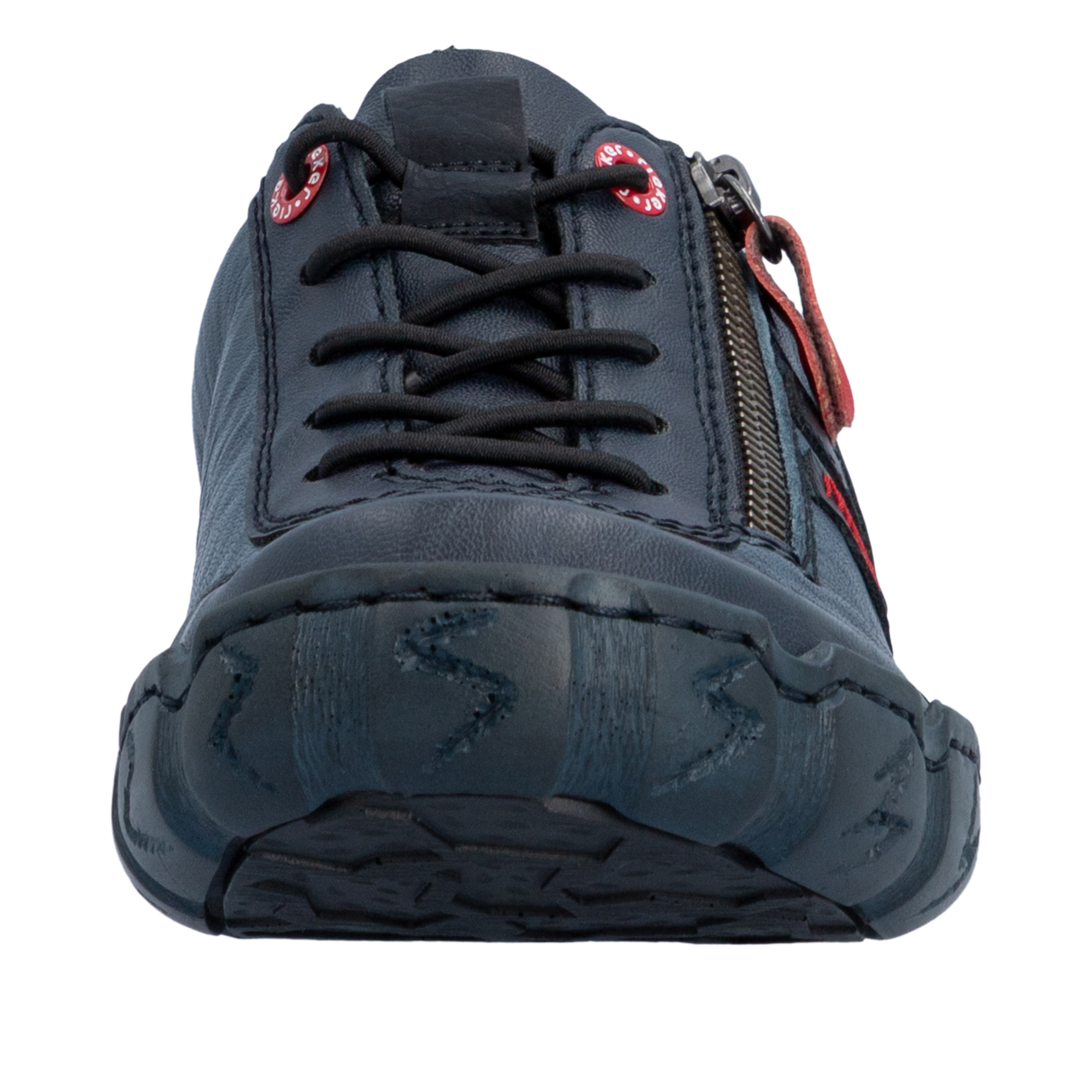 Rieker Sneaker  Schnürschuh, Halbschuh, Freizeitschuh mit Ziernähte