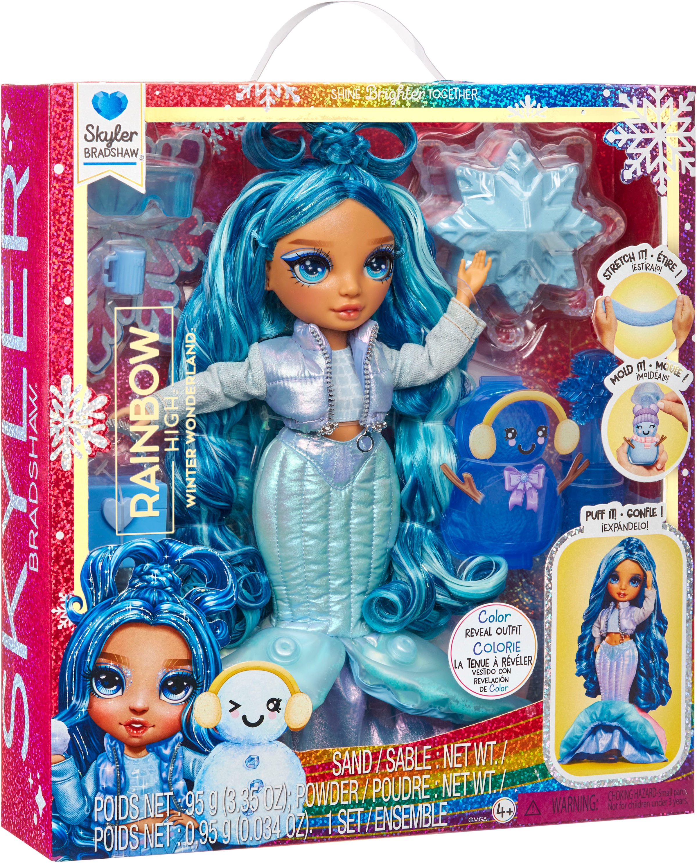 RAINBOW HIGH Anziehpuppe »Winter Wonderland Doll - Skyler (Blue)«