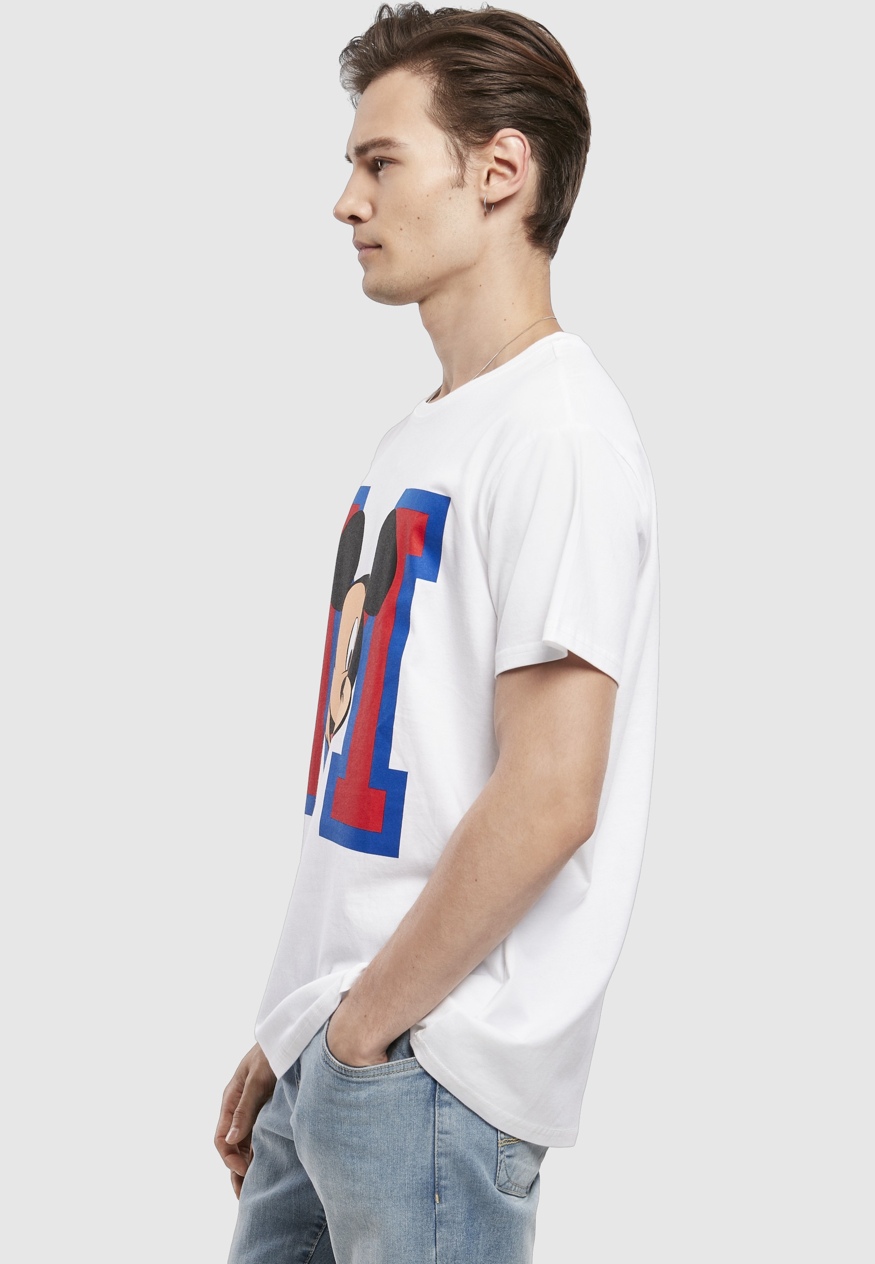 Merchcode T-Shirt »Merchcode Herren Mickey Mouse M Face« 1 Stk.