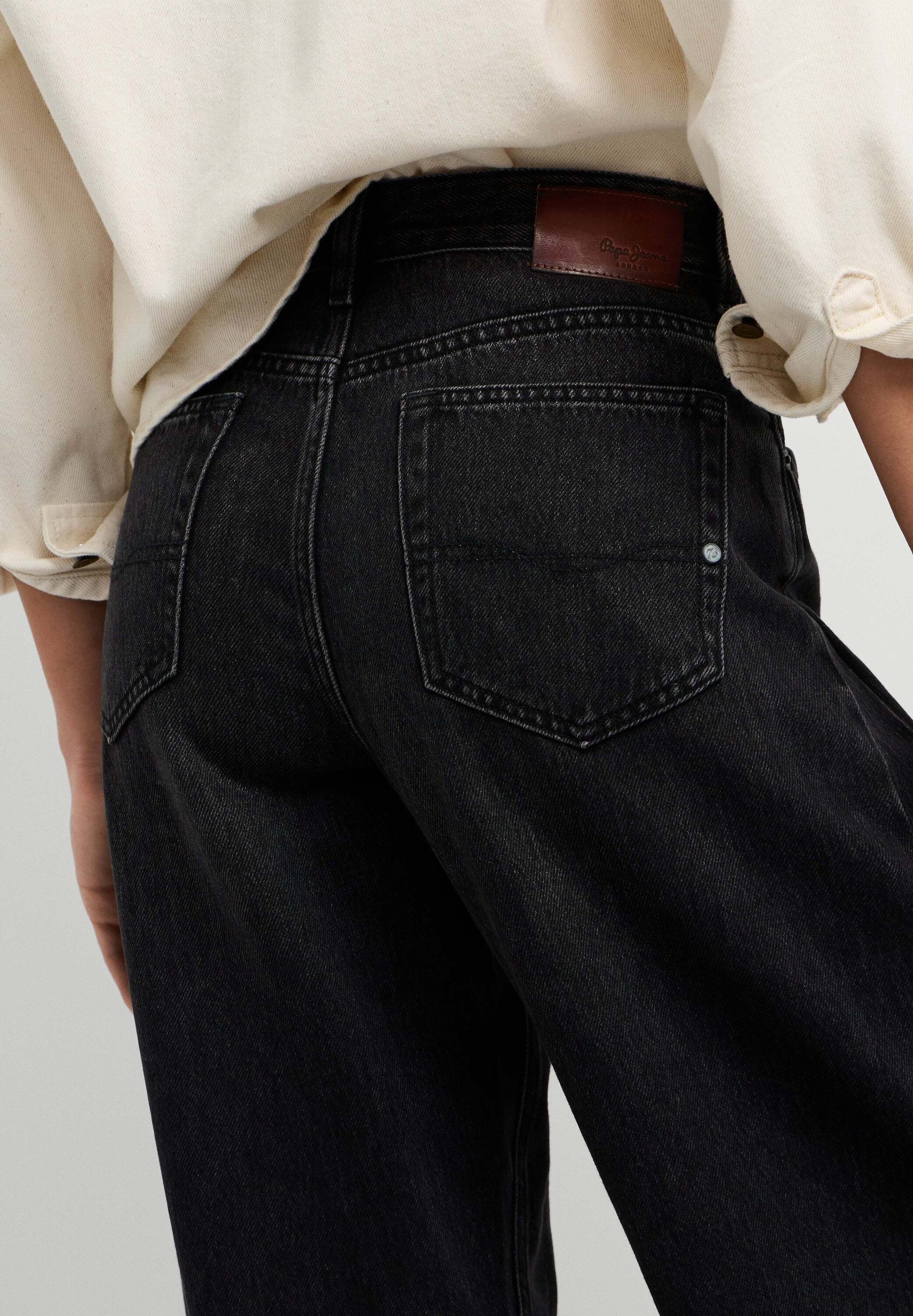 Pepe Jeans Haremsjeans »balloon fit jeans BOW MW BALLOON BLACK WASHED«