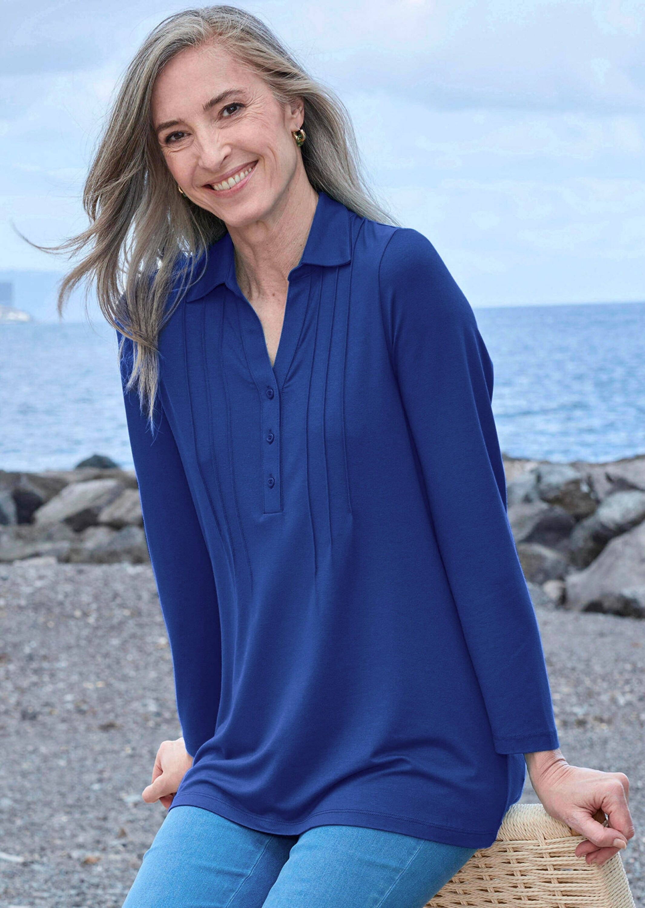 Goldner Long Sleeve Shirt Royal Blue 22 3