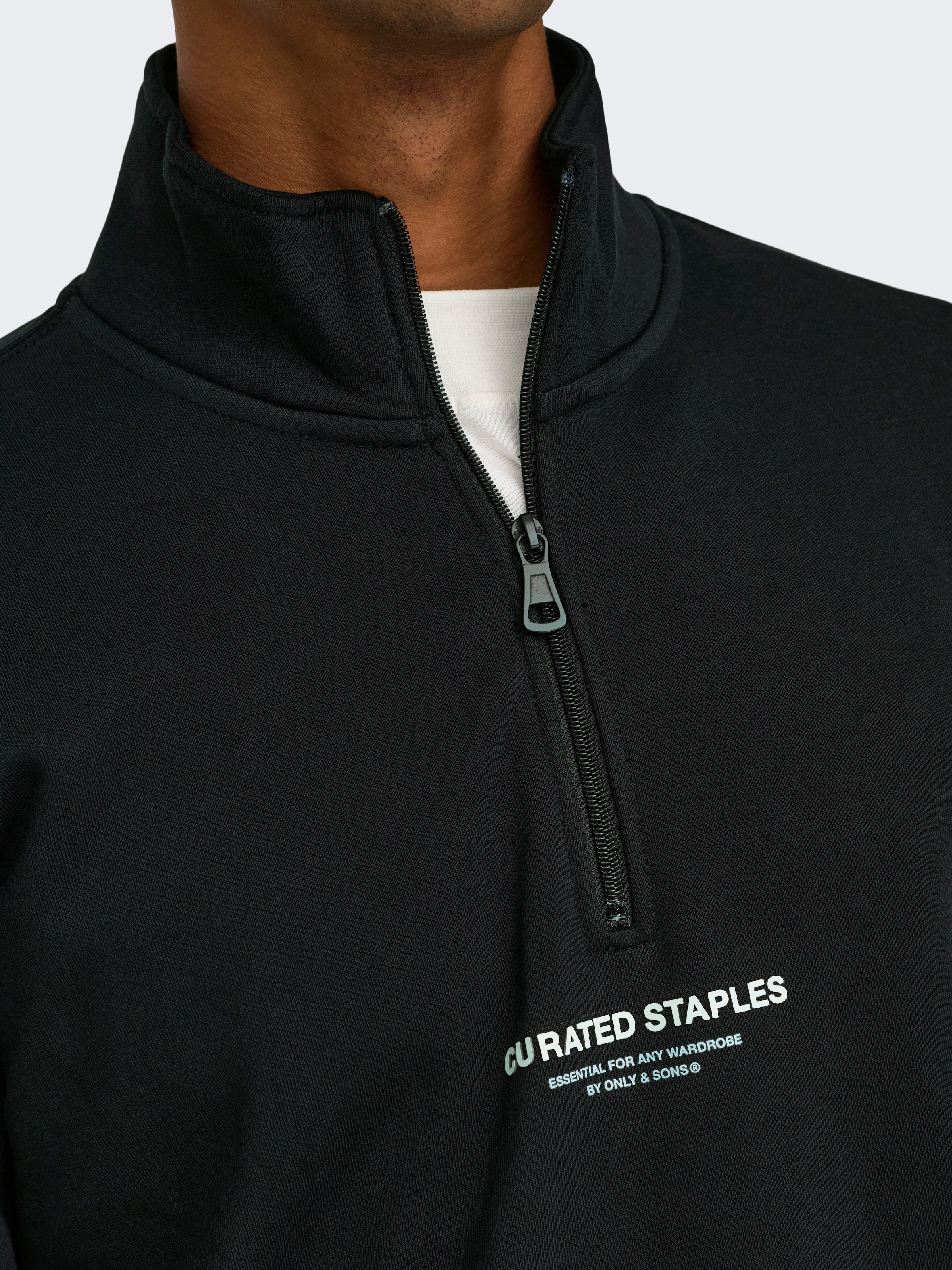 ONLY & SONS Sweatshirt »ONSCURATED REG HALF ZIP SWEAT«