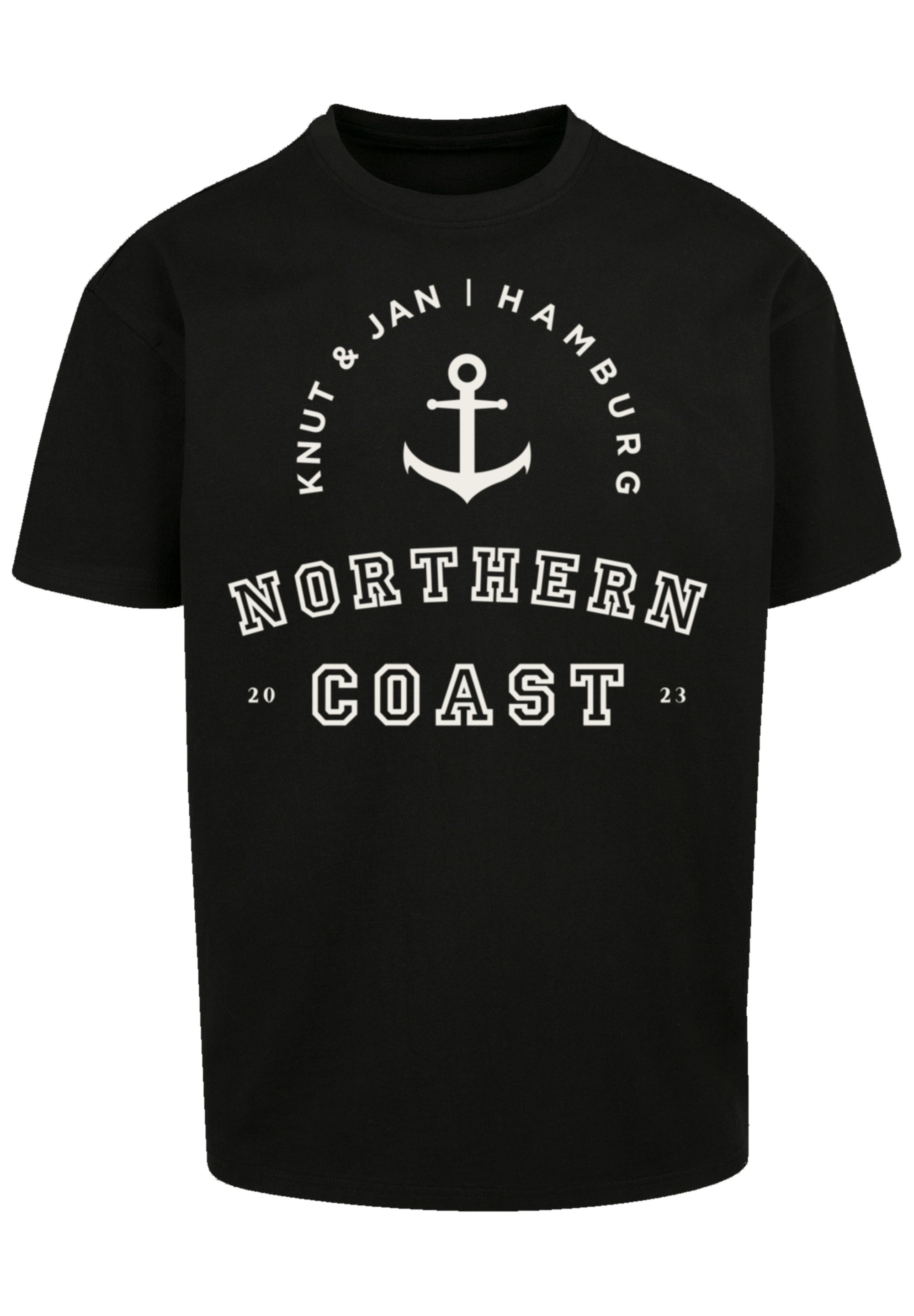 F4NT4STIC T-Shirt »Northern Coast Nordsee Knut & Jan Hamburg«, Print