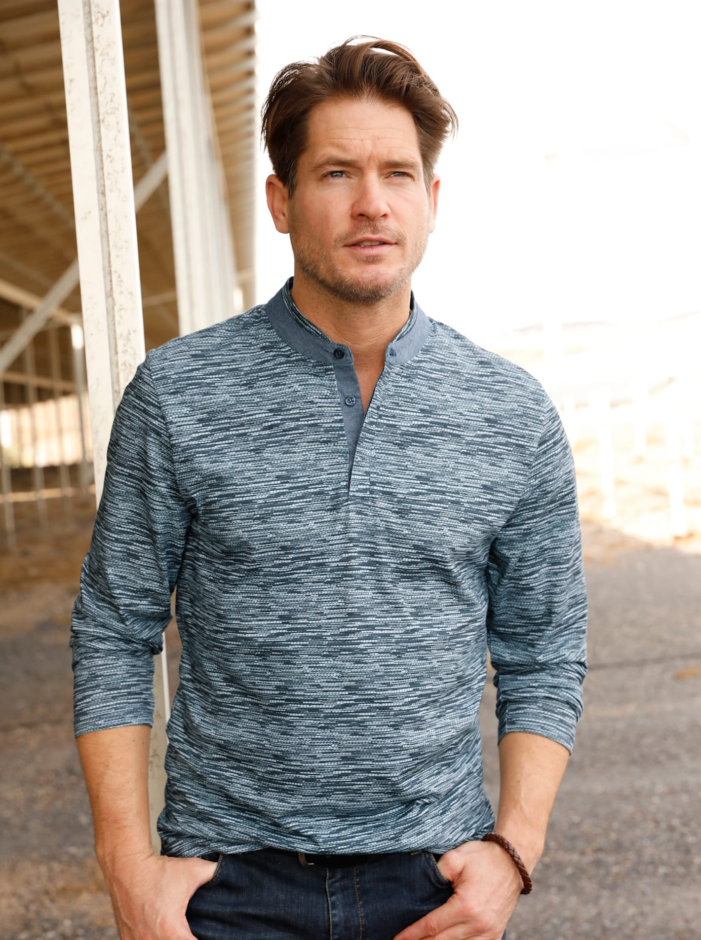 Marco Donati Langarmshirt "Langarm-Shirt", 1 Stk. günstig online kaufen