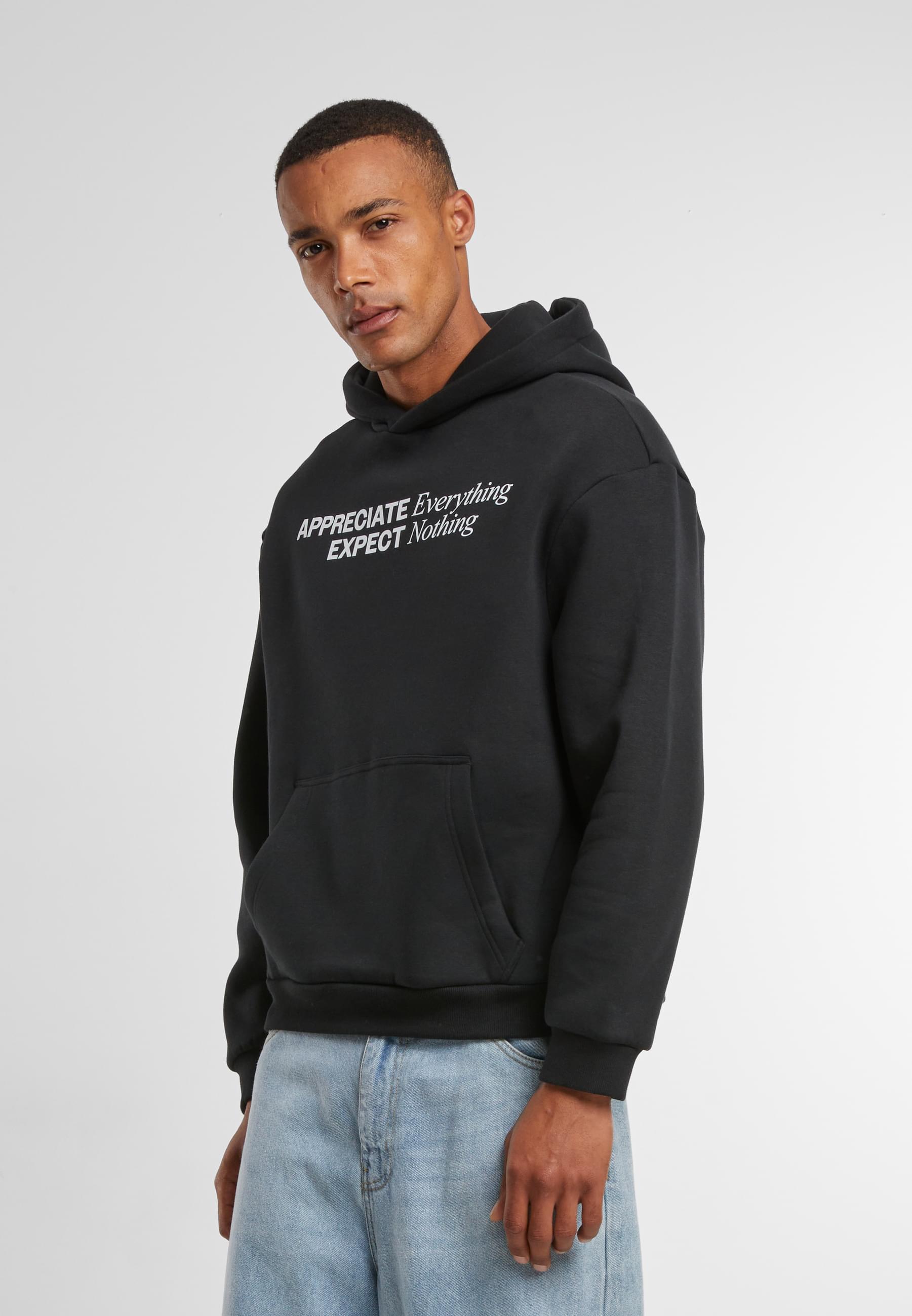 Thumbnail - Upscale by Mister Tee Kapuzensweatshirt "Upscale by Mister Tee Appreciate & Respect Fluffy Hoody", (1 tlg.)