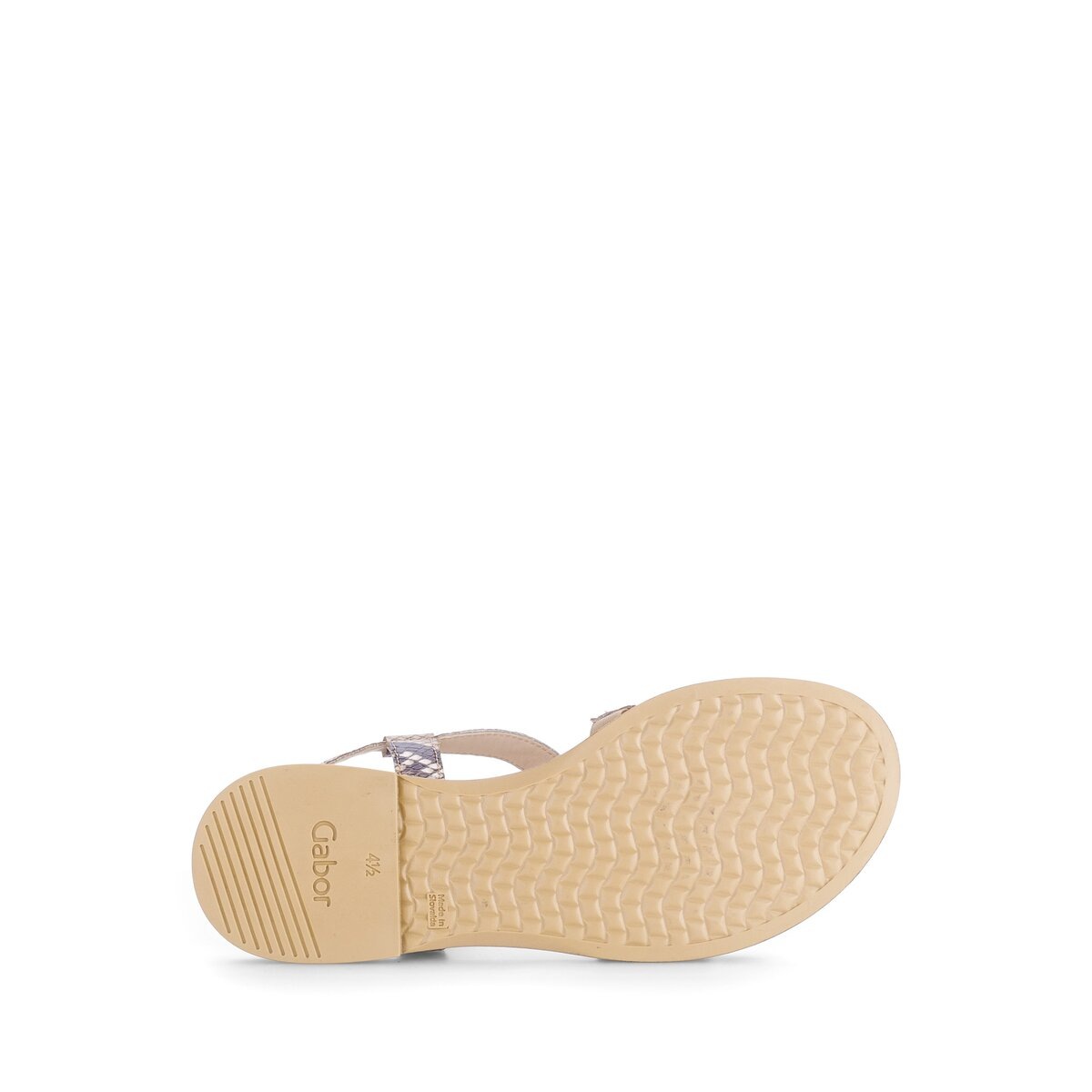 Riemchensandale GABOR "Riemchensandale", Damen, Gr. 42, beige, Schuhe Riemchensandale 3
