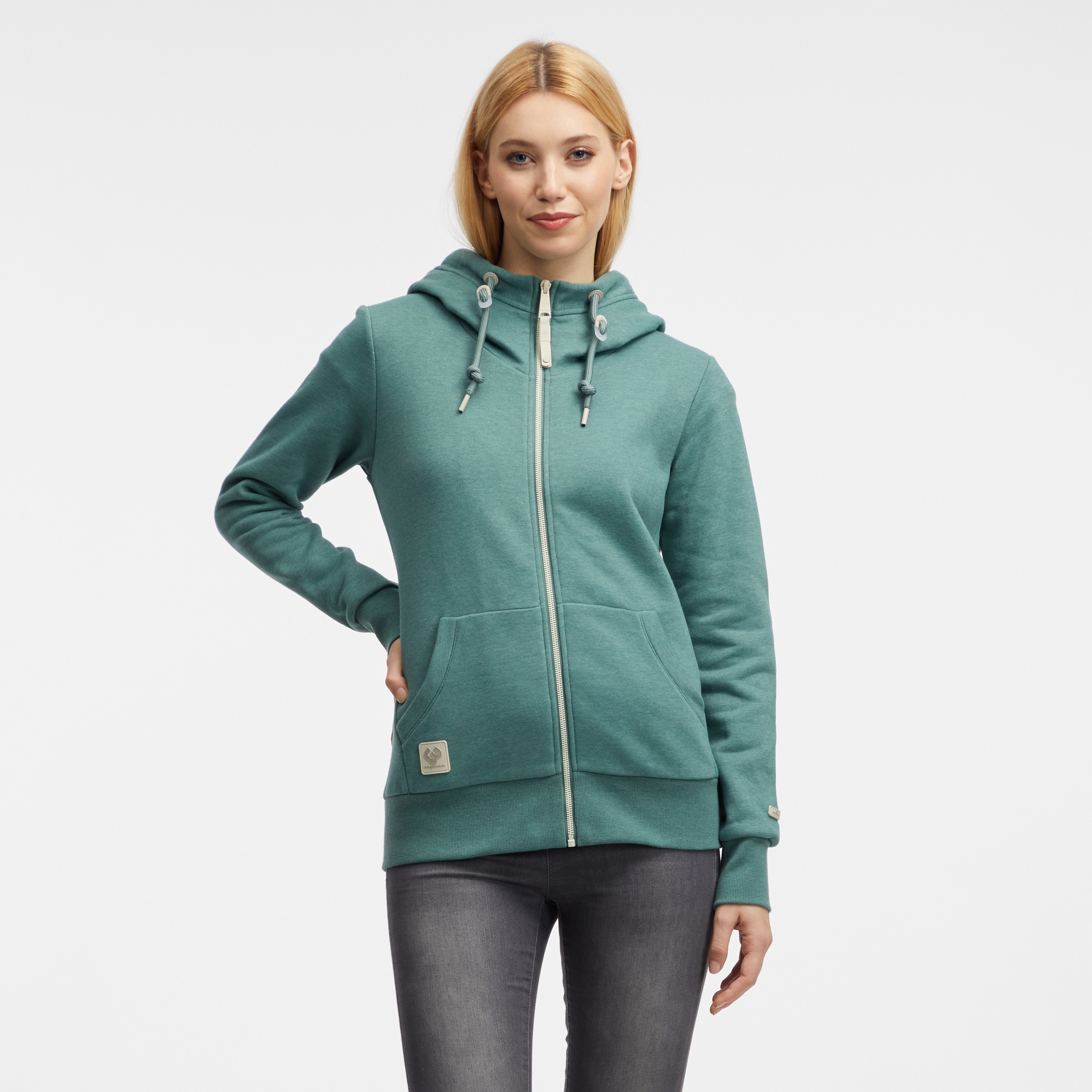 Ragwear Kapuzensweatjacke "NESKA ZIP COMFY CORE", von innen weich angeraute Sweatware