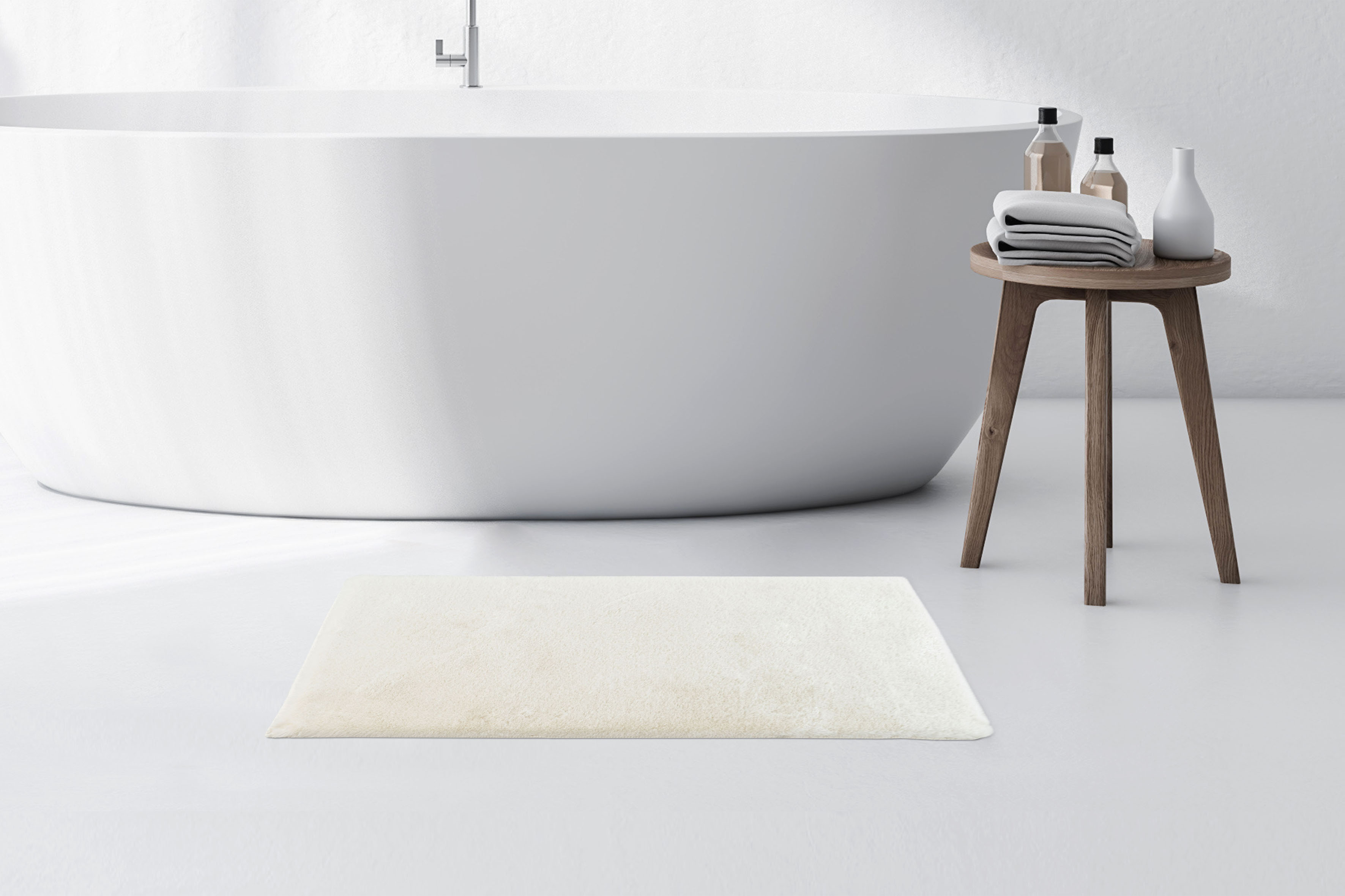 Kayoom Badematte "Rabbit Light" Höhe 22 mm rutschhemmend beschichtet fußbod günstig online kaufen