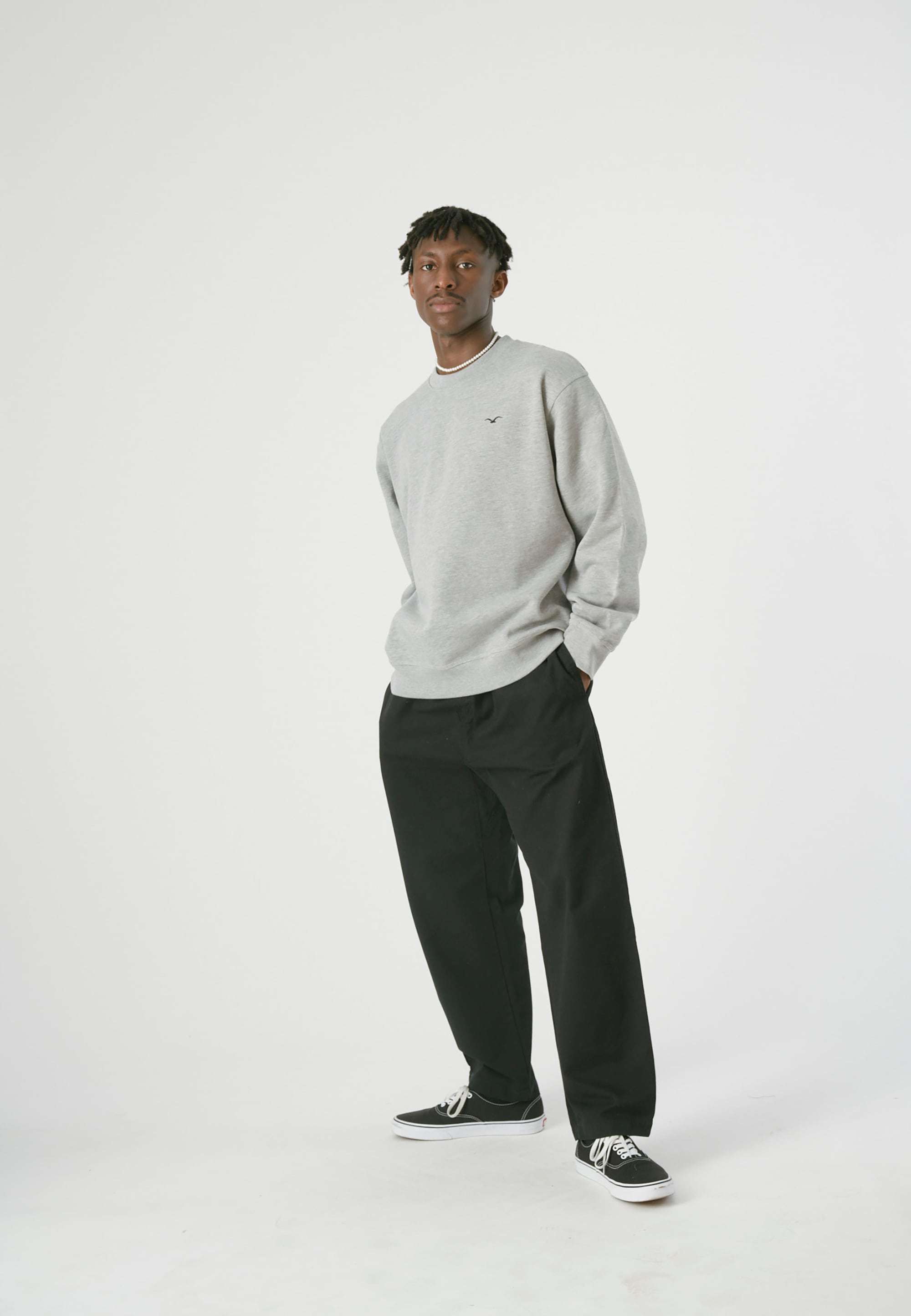 Cleptomanicx Sweatshirt »Ligull Boxy«, mit kleiner Möwenstickerei