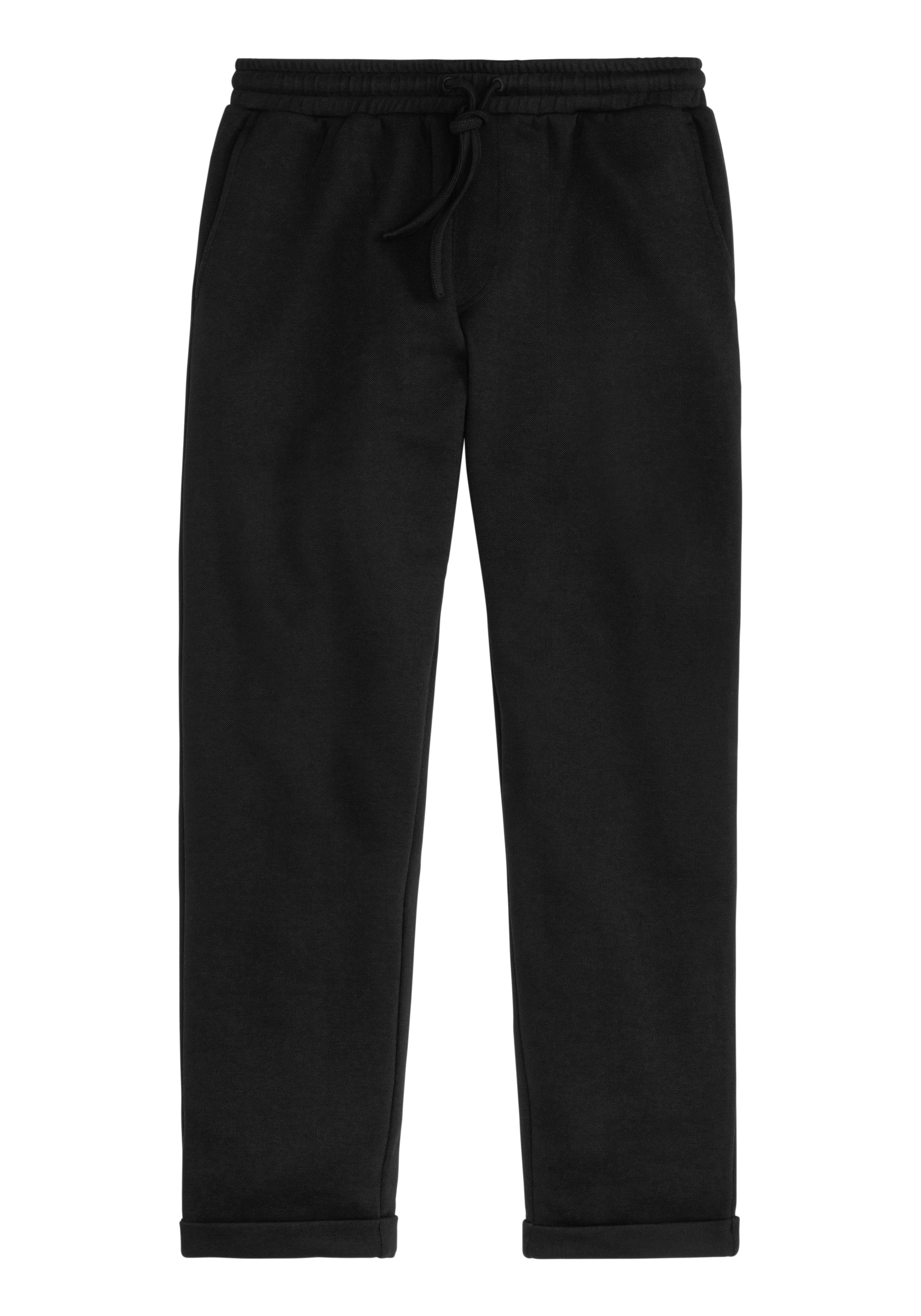 John Devin Jogger Pants, Joggpants lang, mit Bindeband, Schlupfhose mit Eingrifftaschen