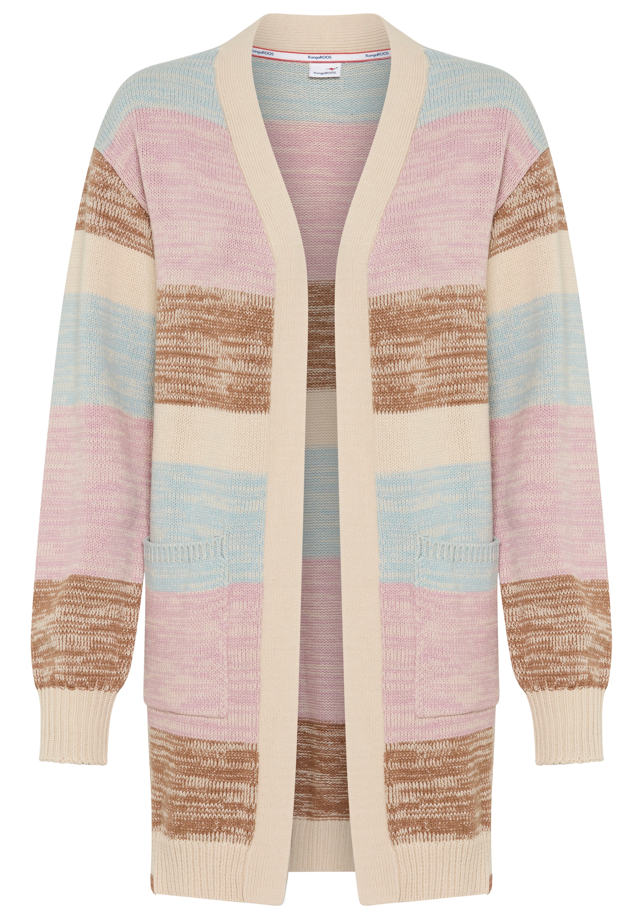 KangaROOS Strickjacke, in offener Long-Form