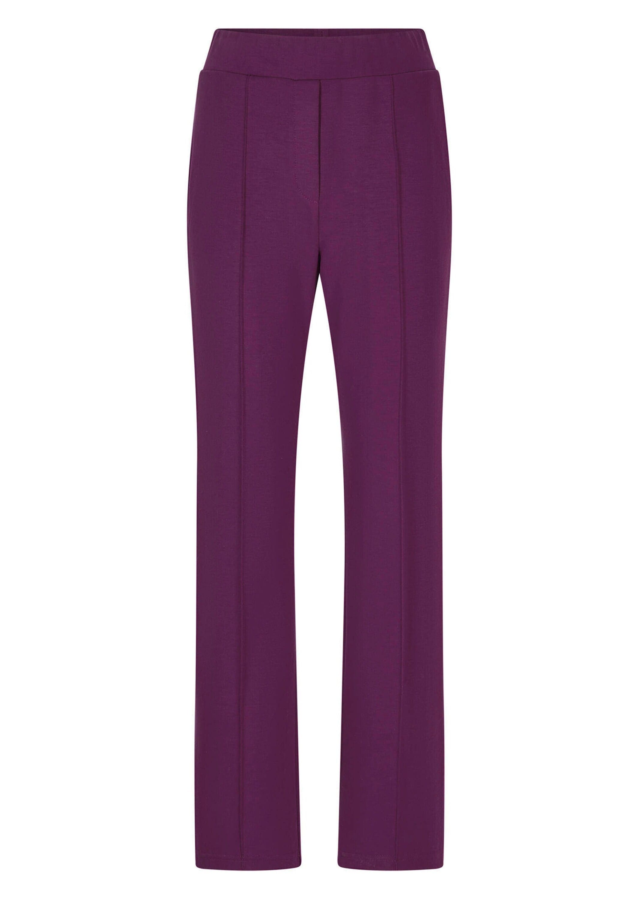 GOLDNER Chinohose "Jerseyhose VERA mit Biesen" günstig online kaufen