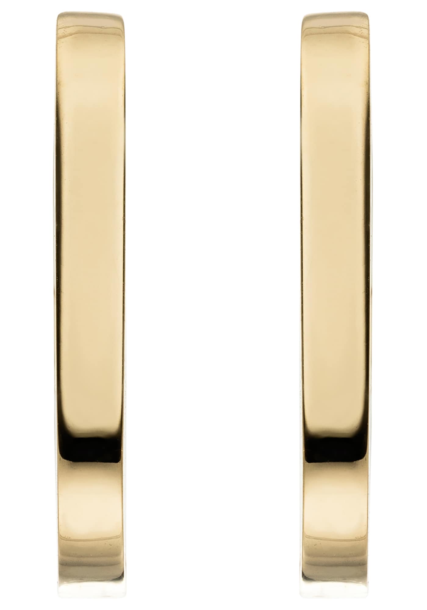 JOBO Paar Creolen »Ohrringe abgerundet 18 mm« 8 Karat 333 Gold