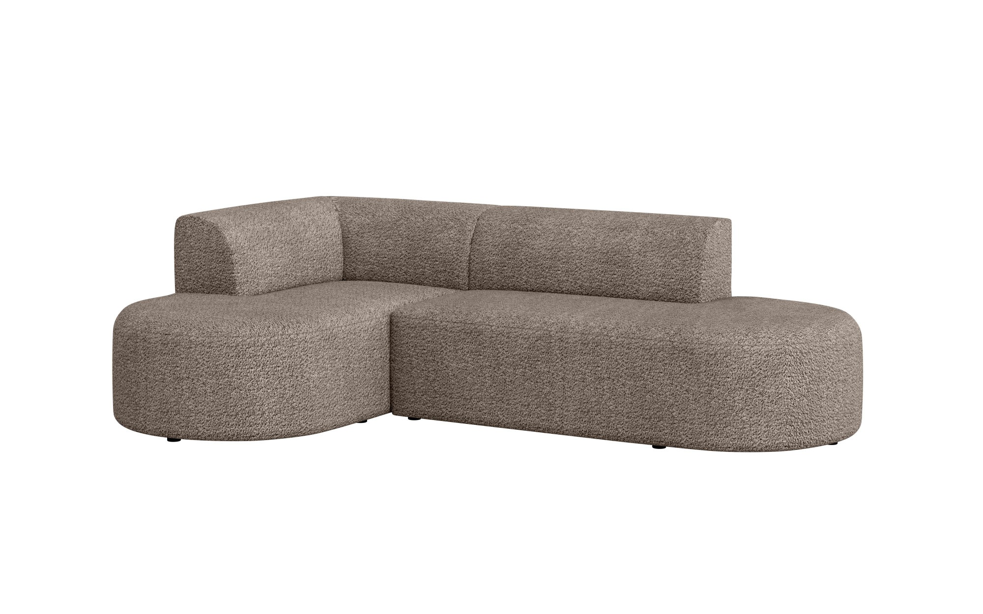 Thumbnail - andas Ecksofa "Ecksofa Tvinne mit Ottomane links oder rechts bestellbar", L-Form, mit Wellenunterfederung, BxTxH 260x170...