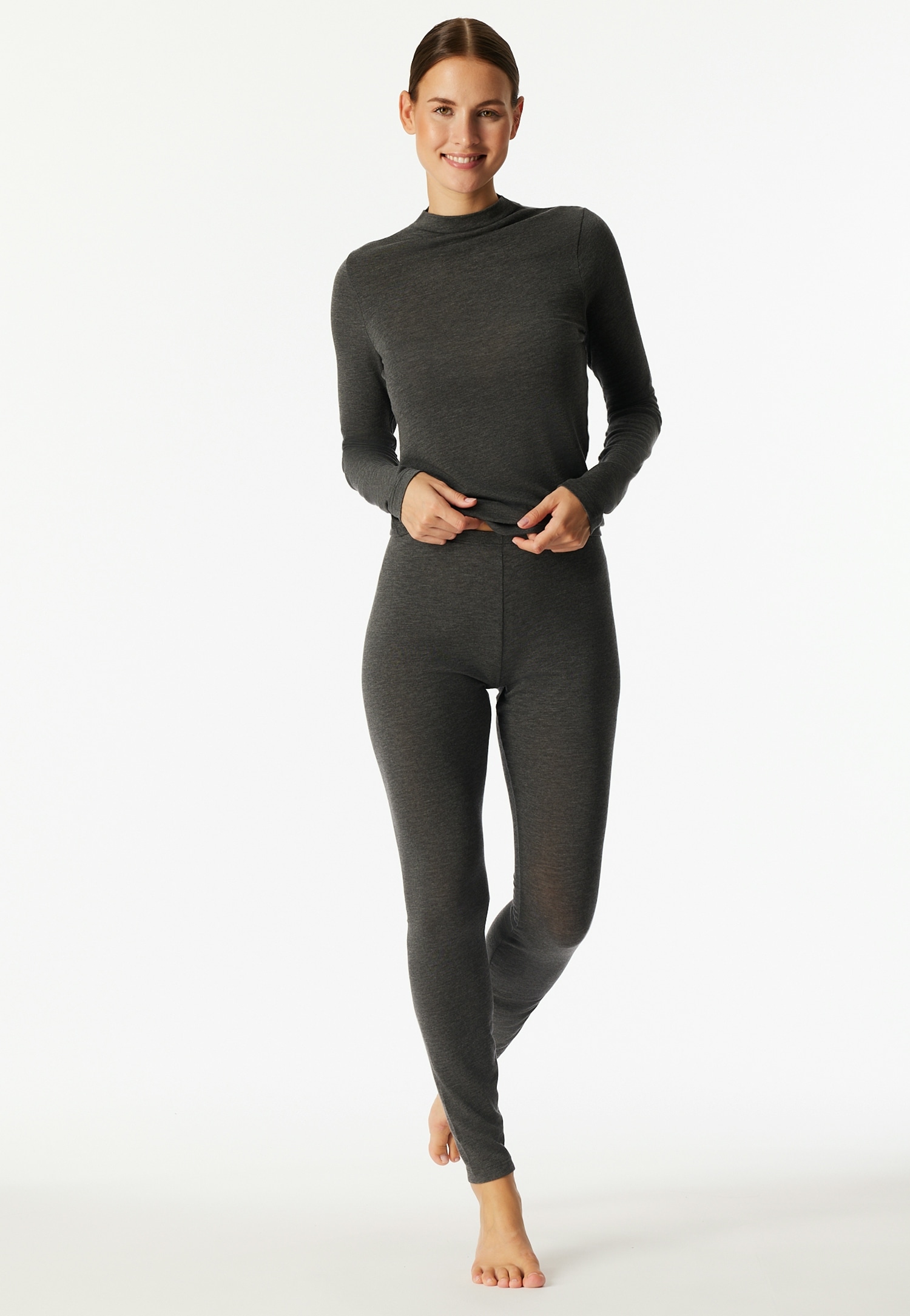 Schiesser Leggings »Premium Warming«, Wollanteil, wärmend