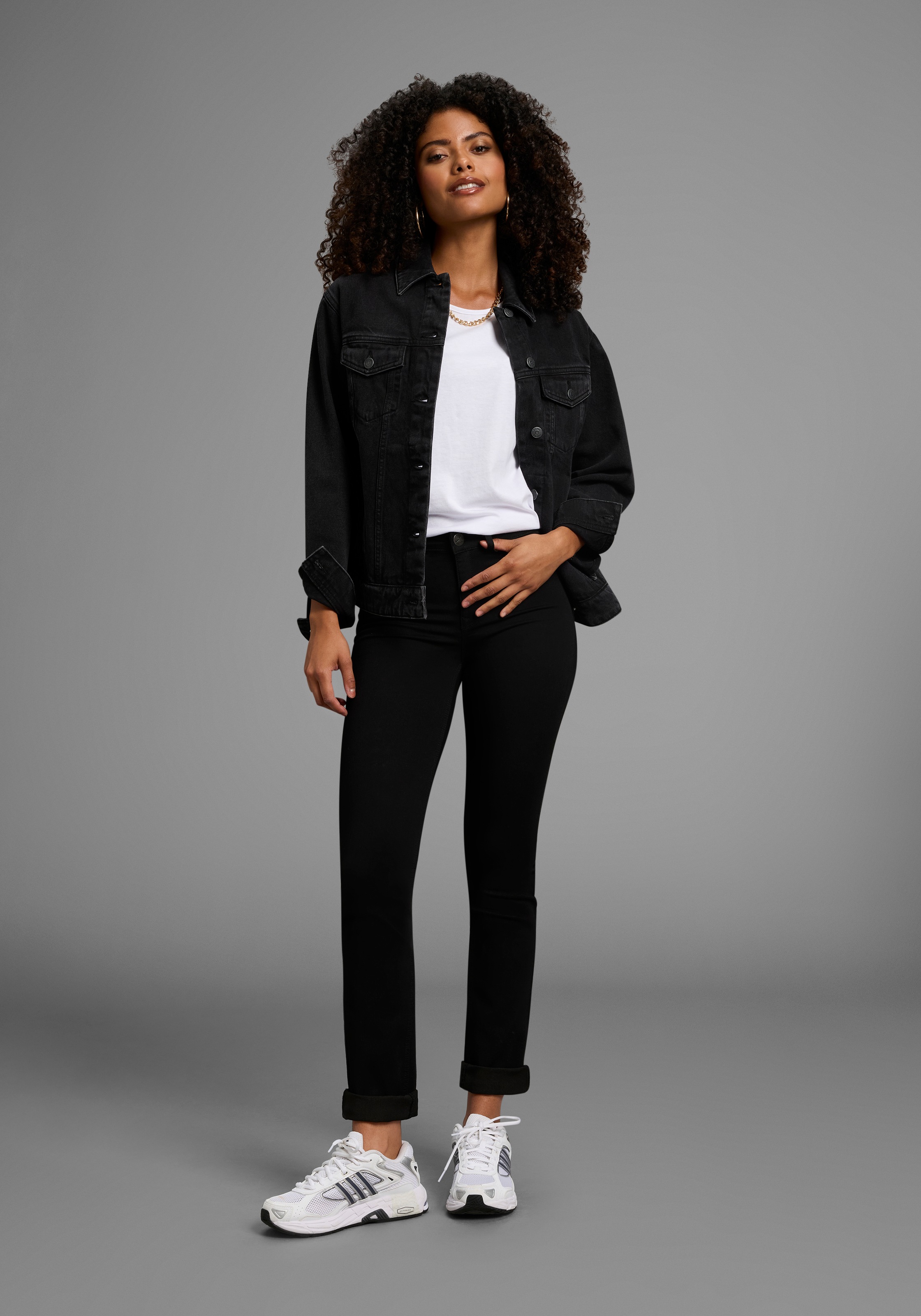 Arizona Ultra Stretch Slim-fit Jeans Black Size 38 3