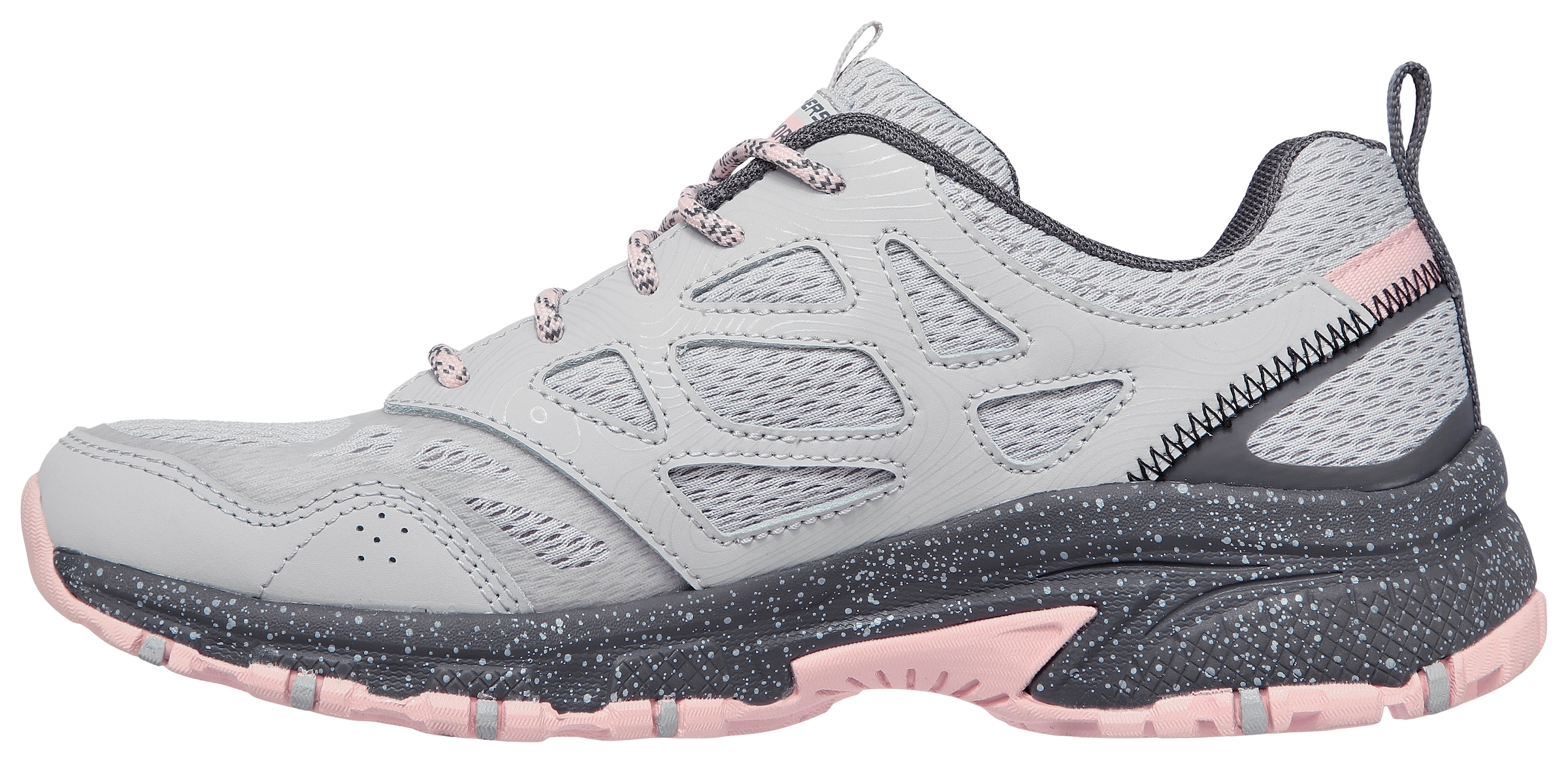 Skechers Sneaker »HILLCREST PURE ESCAPADE«, im Materialmix, Freizeitschuh, Halbschuh, Schnürschuh