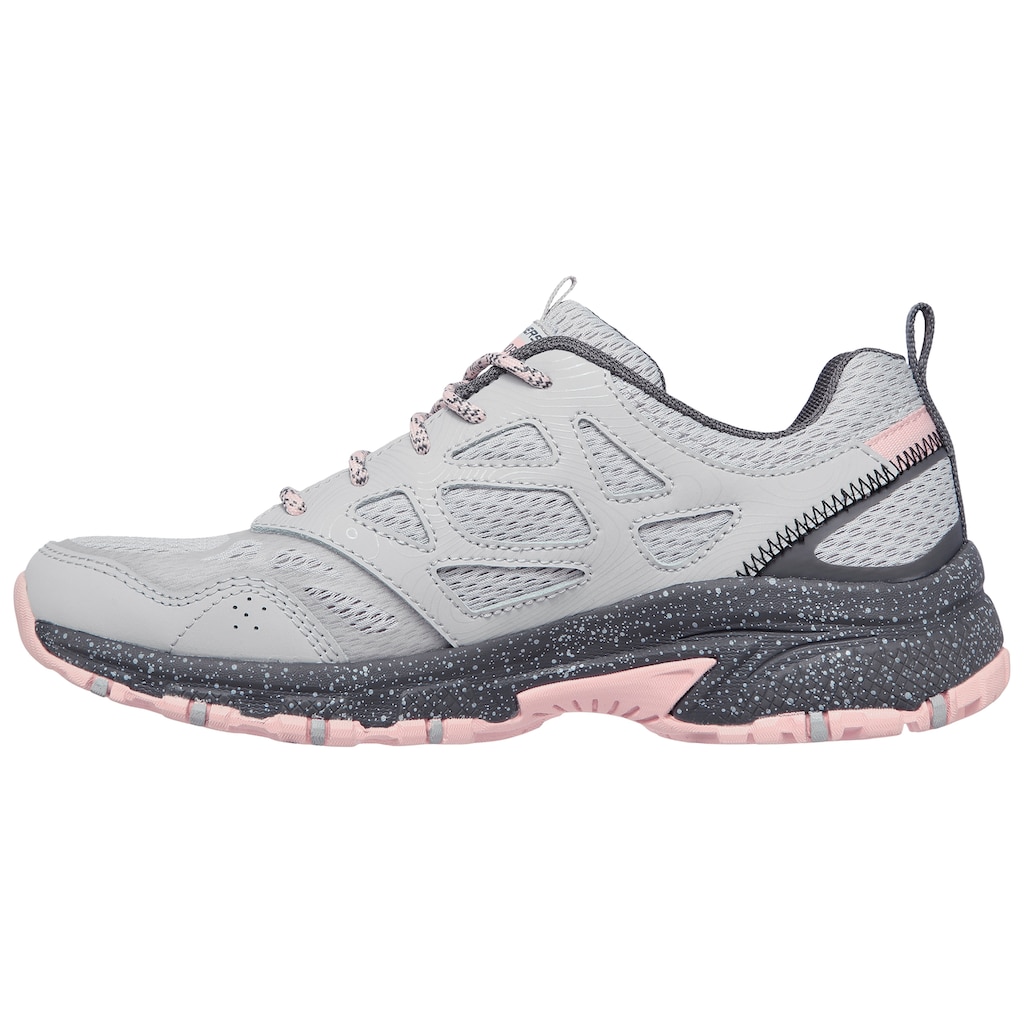 Skechers Sneaker »HILLCREST PURE ESCAPADE«, im Materialmix, Freizeitschuh, Halbschuh, Schnürschuh